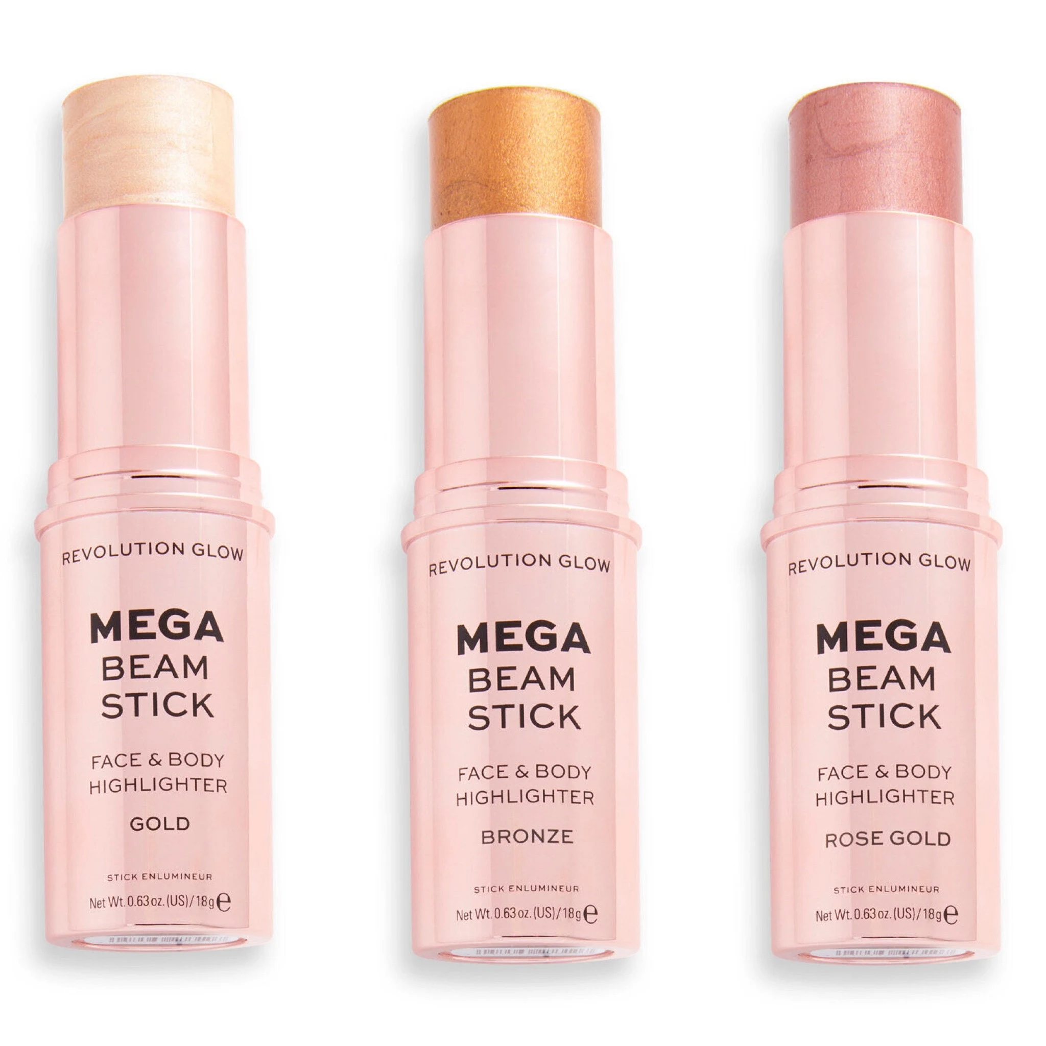 Revolution Glow Mega Beam Stick Face & Body Highlighter