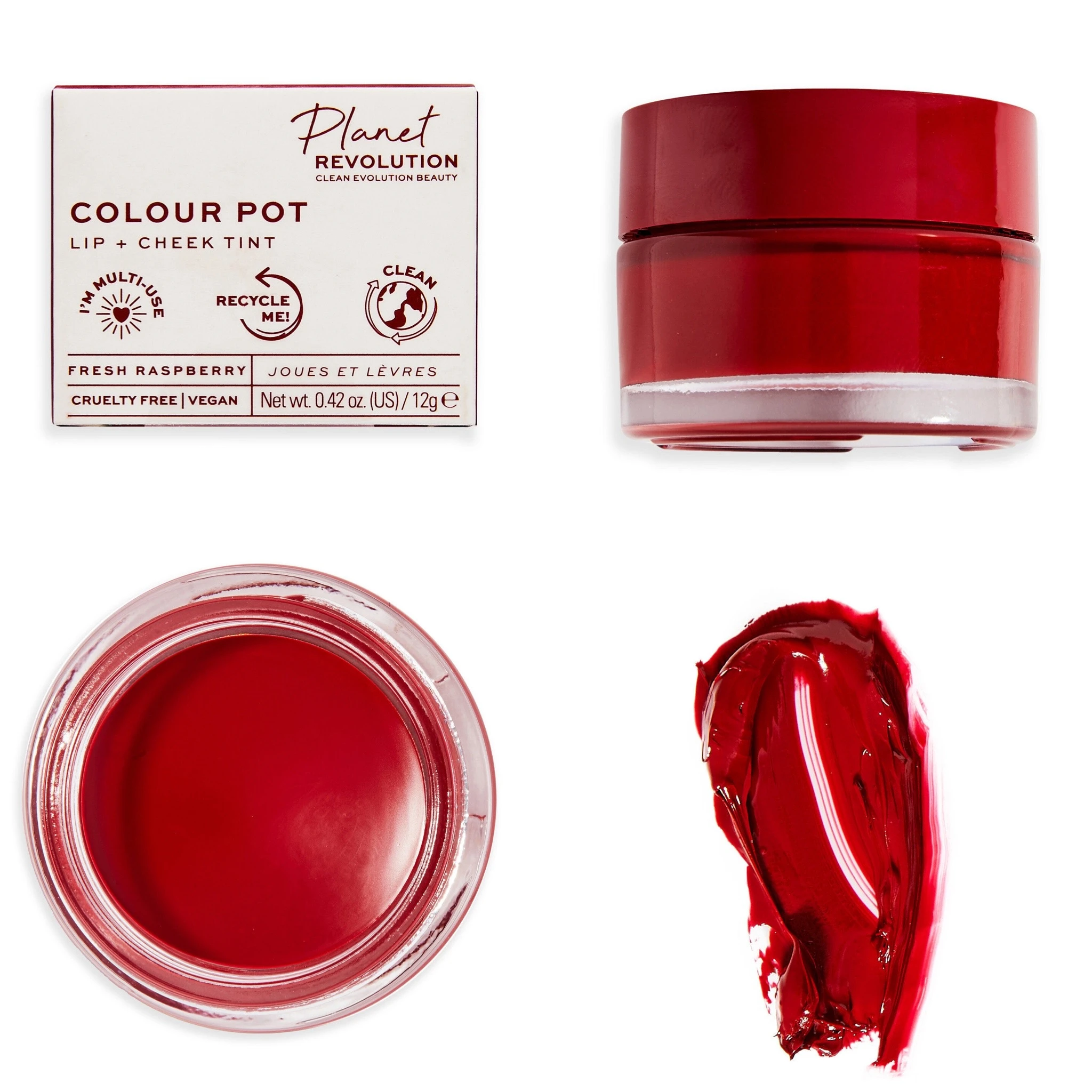 Planet Revolution Colour Pot Lip & Cheek Tint Collection