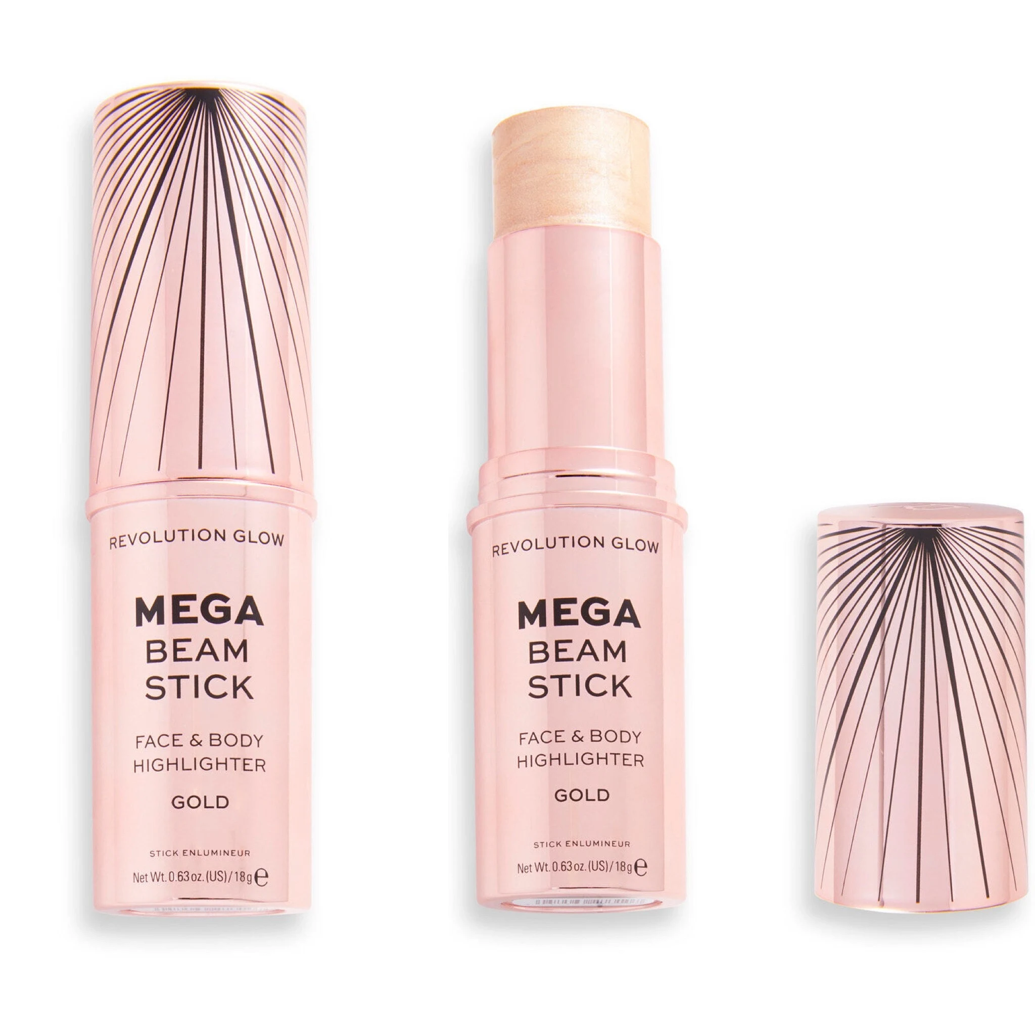 Revolution Glow Mega Beam Stick Face & Body Highlighter