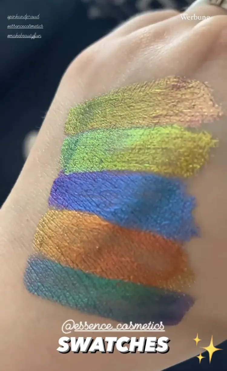 Essence Chrome On Duo Chrome Liquid Eyeshadows 4 Essence Chrome On Duo Chrome Liquid Eyeshadows