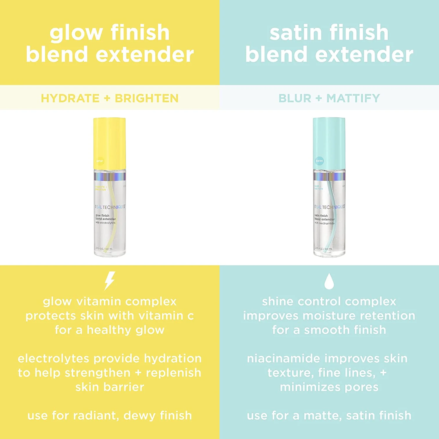 Real Techniques Satin Finish Blend Extender Setting Spray