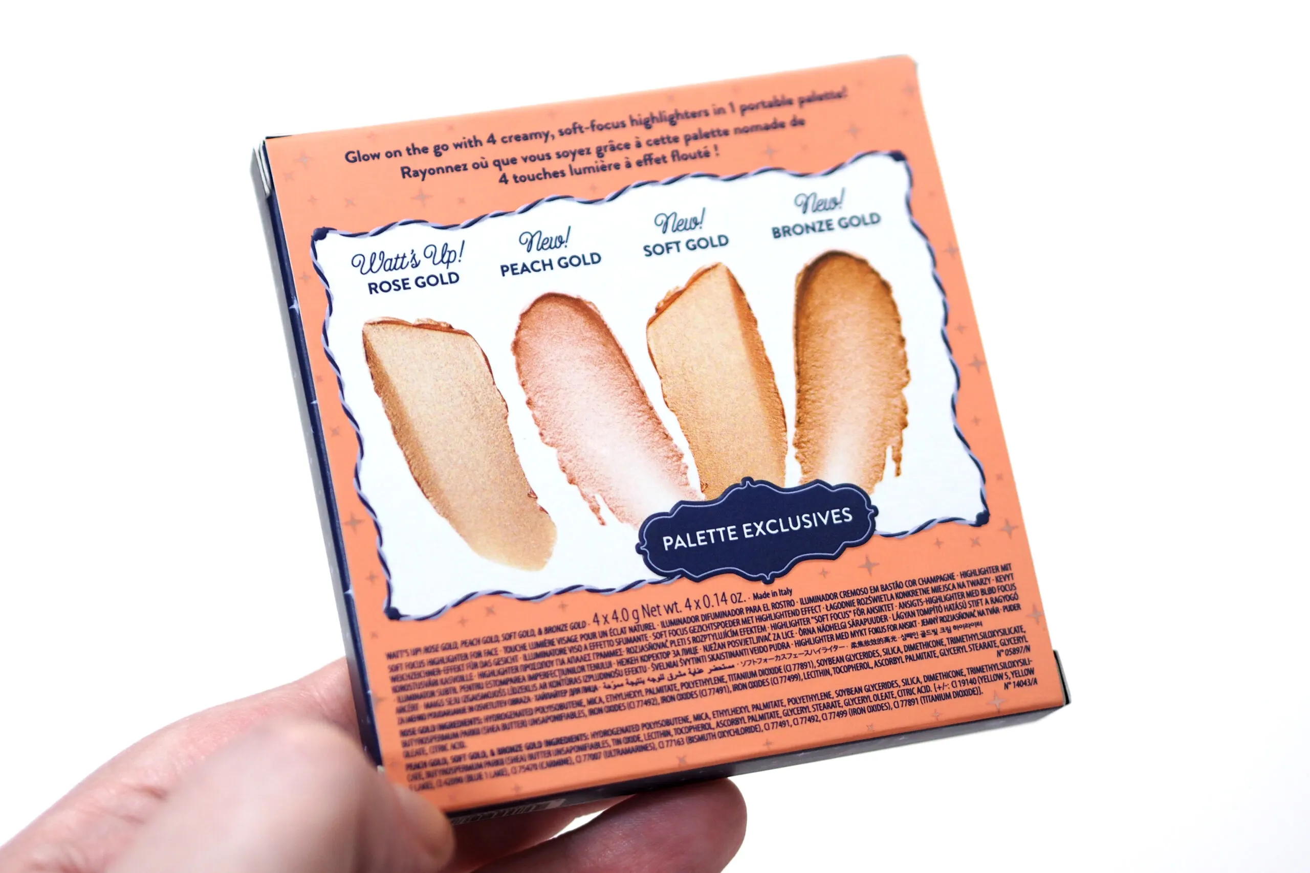 Benefit Miss Glow It All Highlighter Palette Review / Swatches
