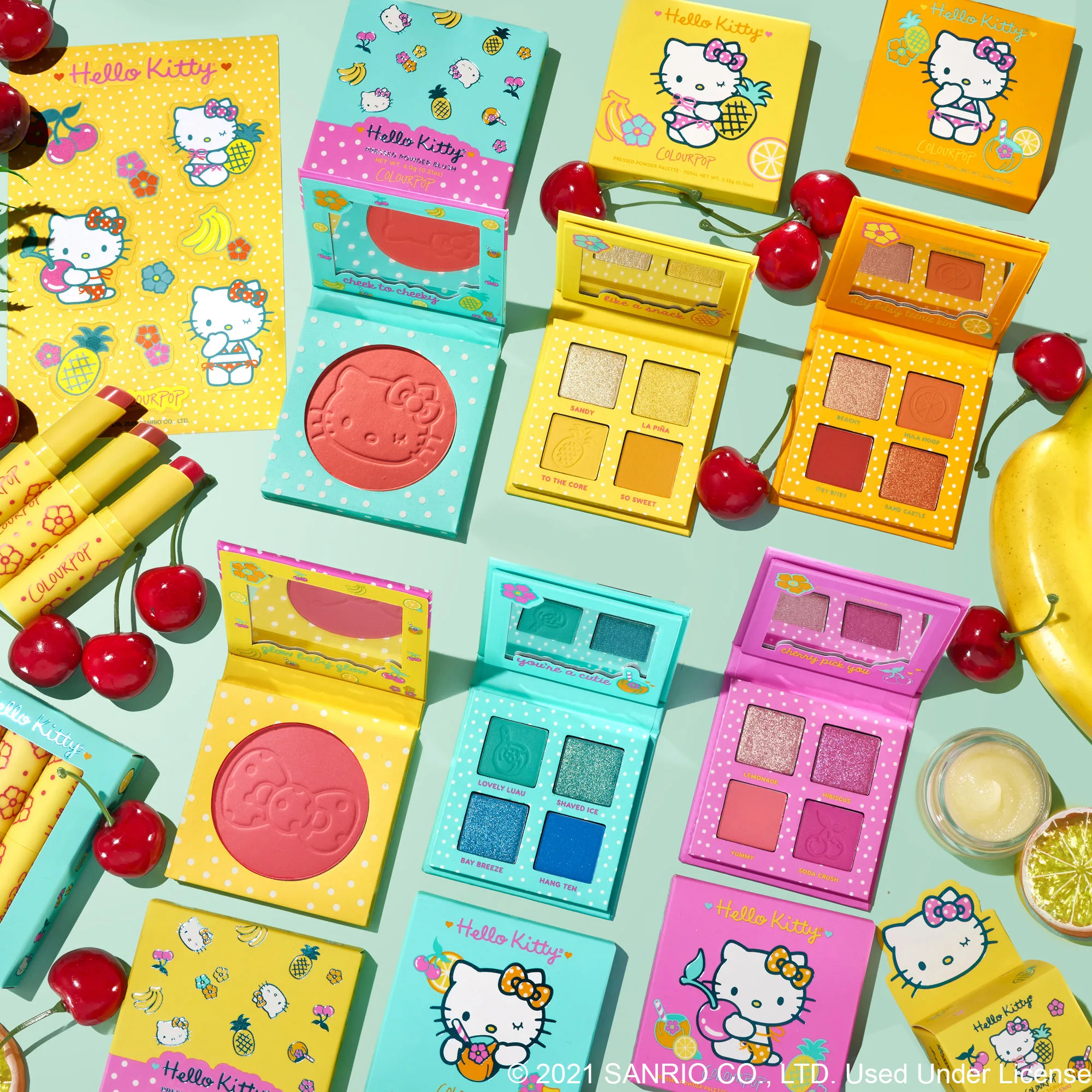 ColourPop x Hello Kitty Tropical Escape Summer Collection