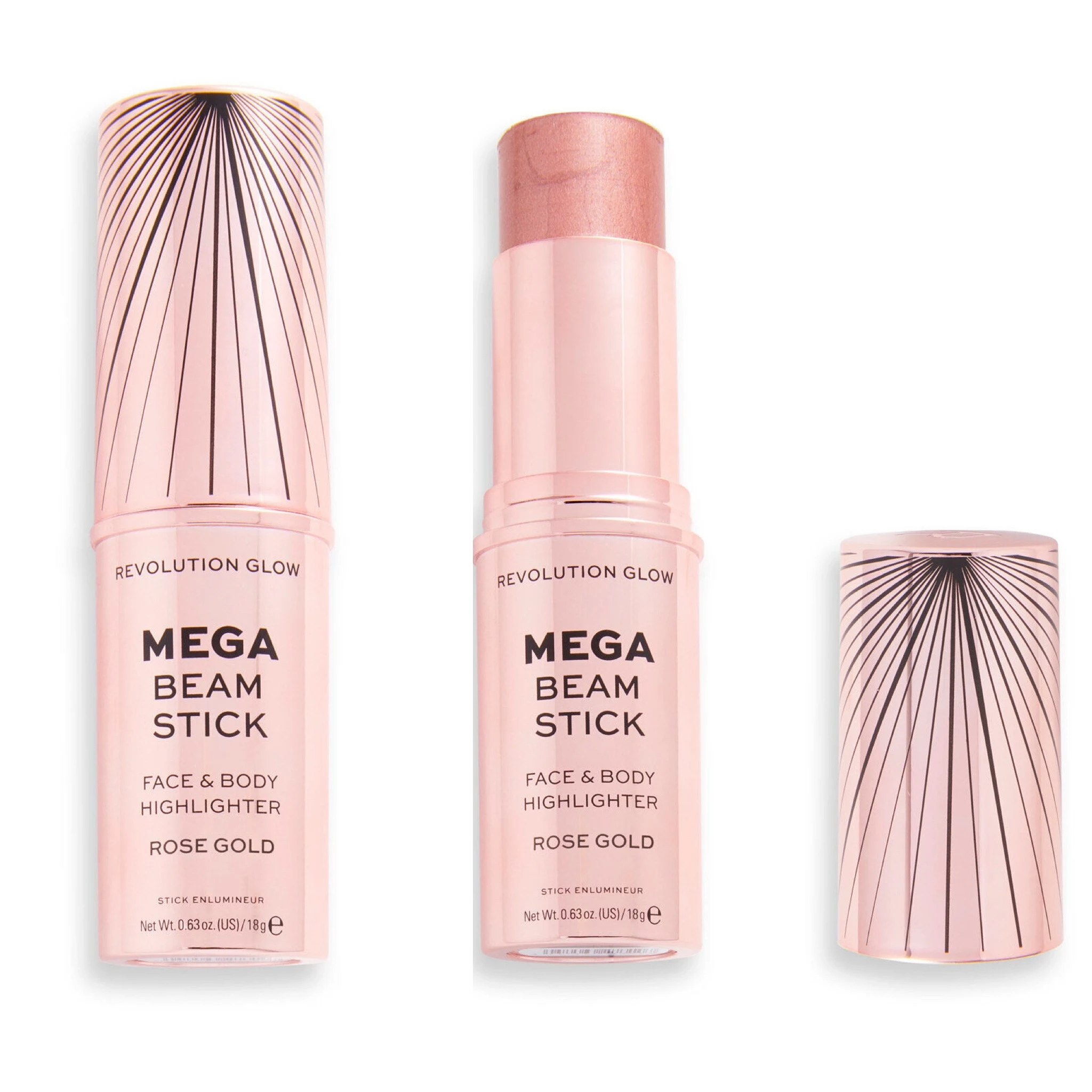 Revolution Glow Mega Beam Stick Face & Body Highlighter