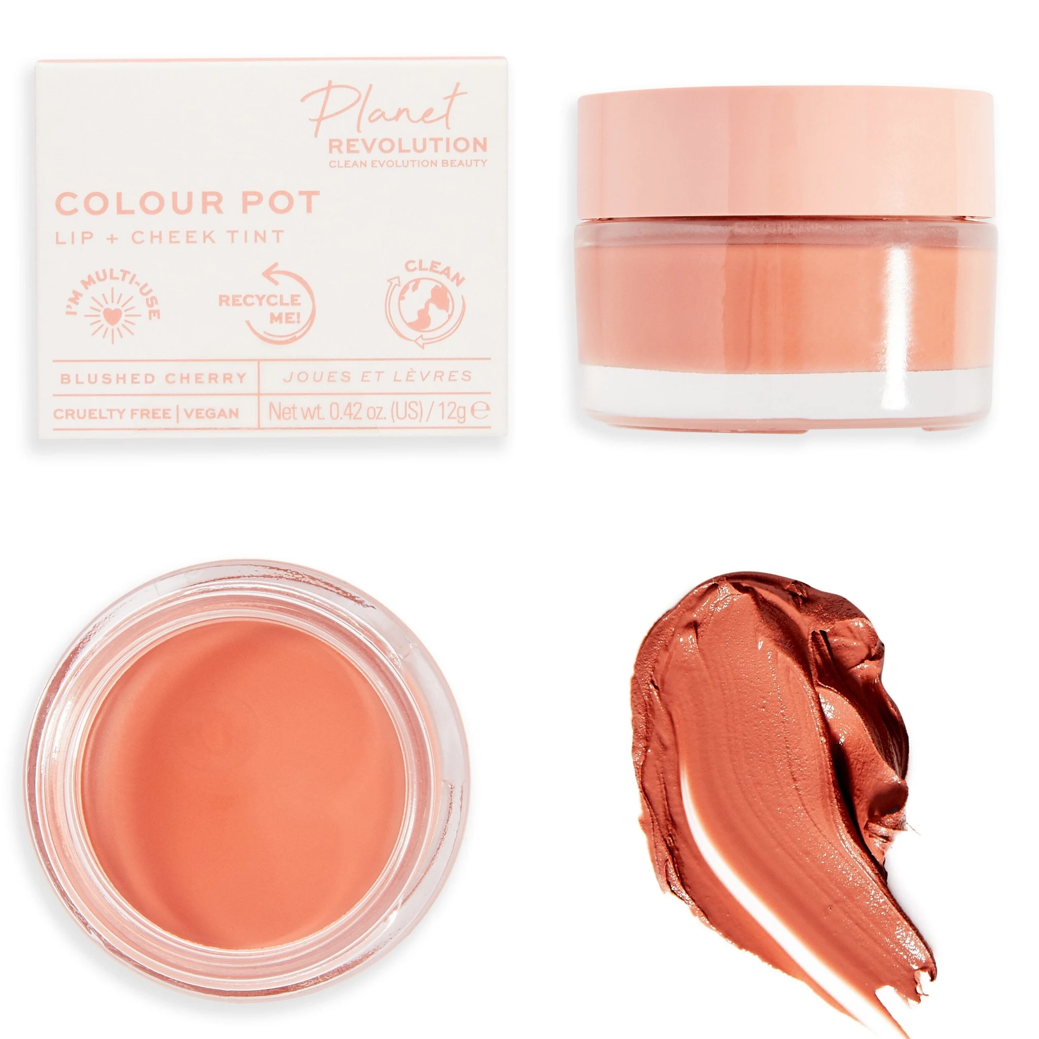 Planet Revolution Colour Pot Lip & Cheek Tint Collection