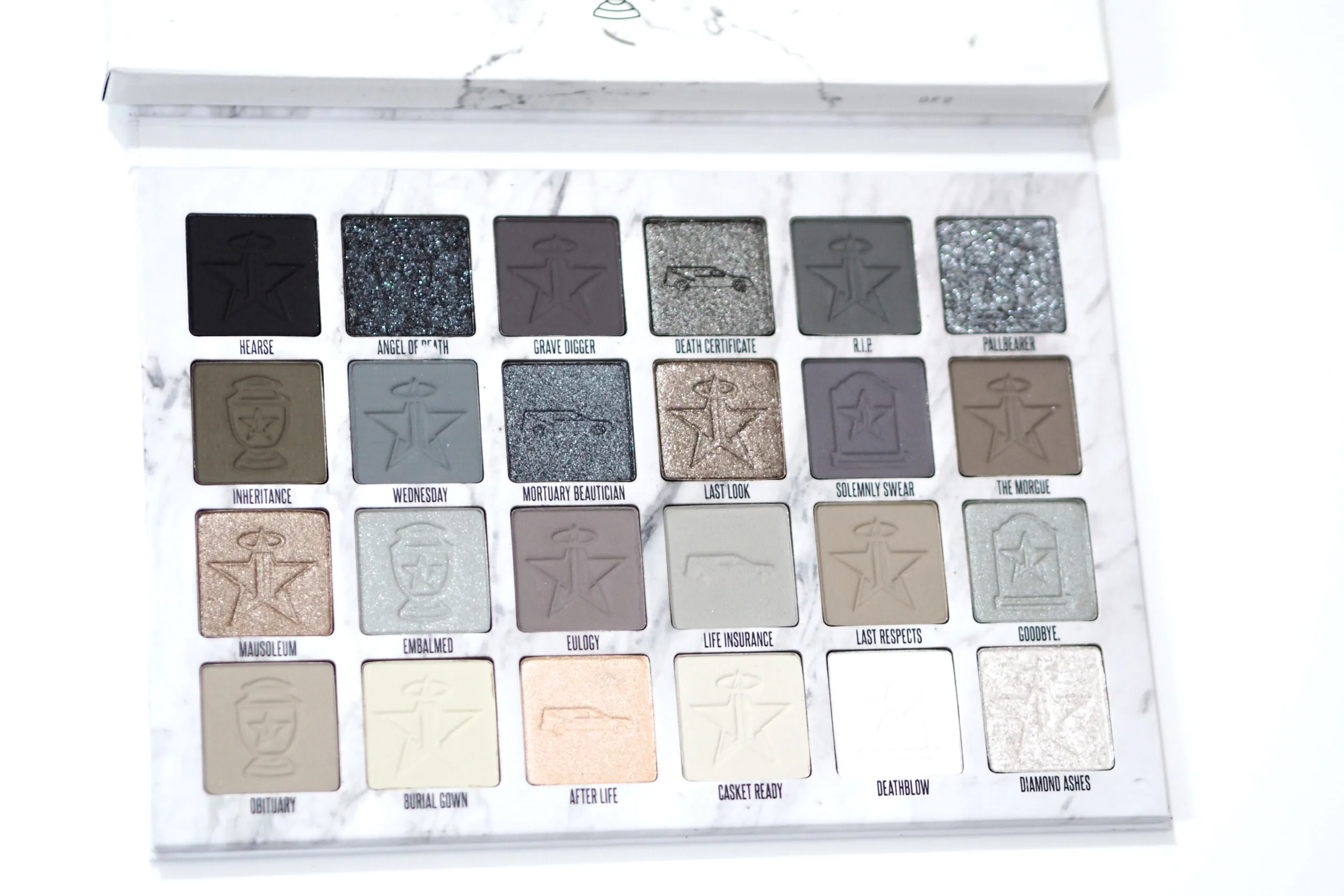 Jeffree Star Cosmetics Cremated Eyeshadow Palette Review Swatches