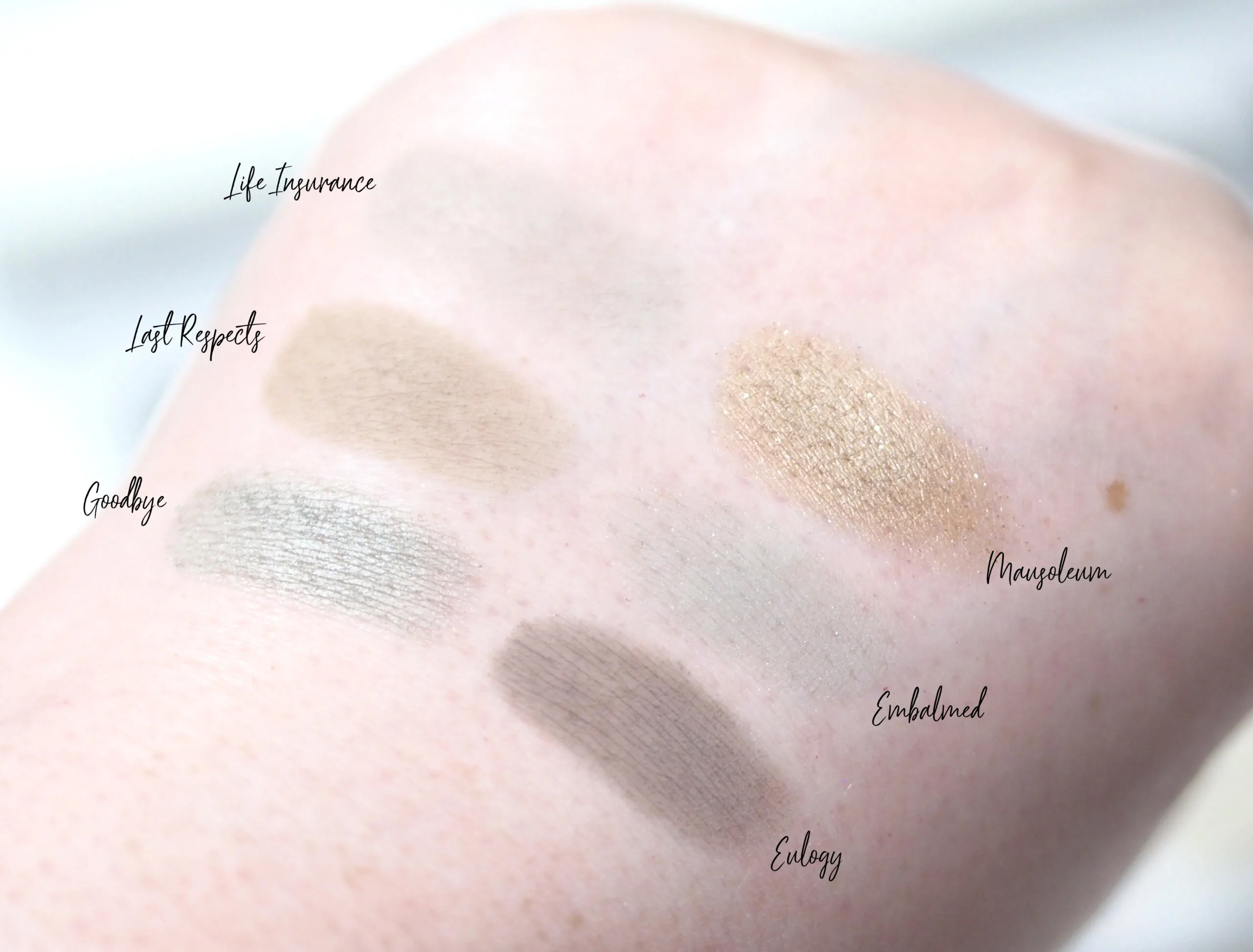 Jeffree Star Cosmetics Cremated Eyeshadow Palette Review Swatches