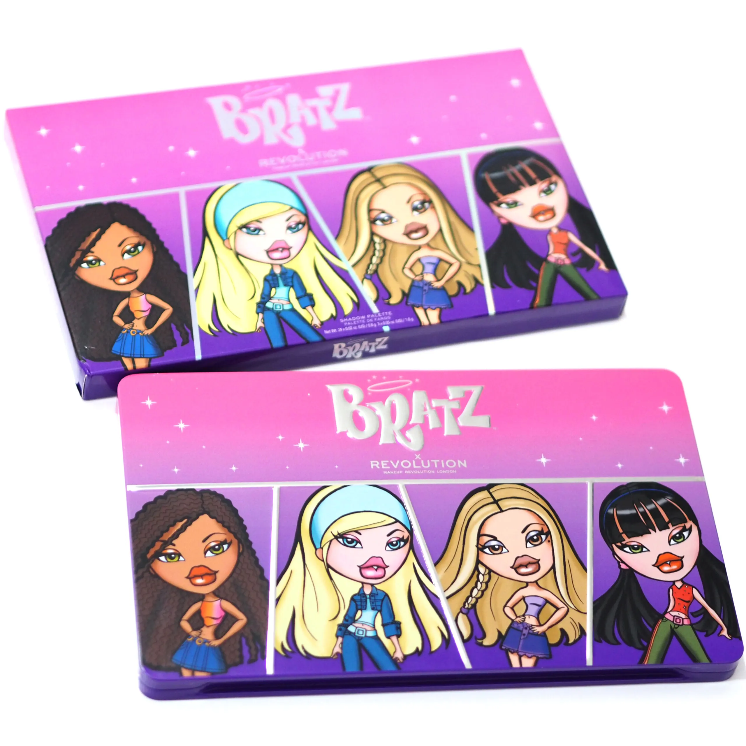 Makeup Revolution x Bratz Eyeshadow Palette Swatches