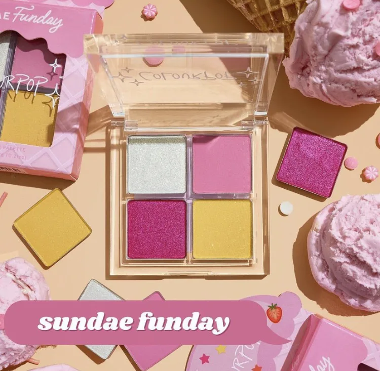 ColourPop Ice Cream Bites Eyeshadow Palette Collection