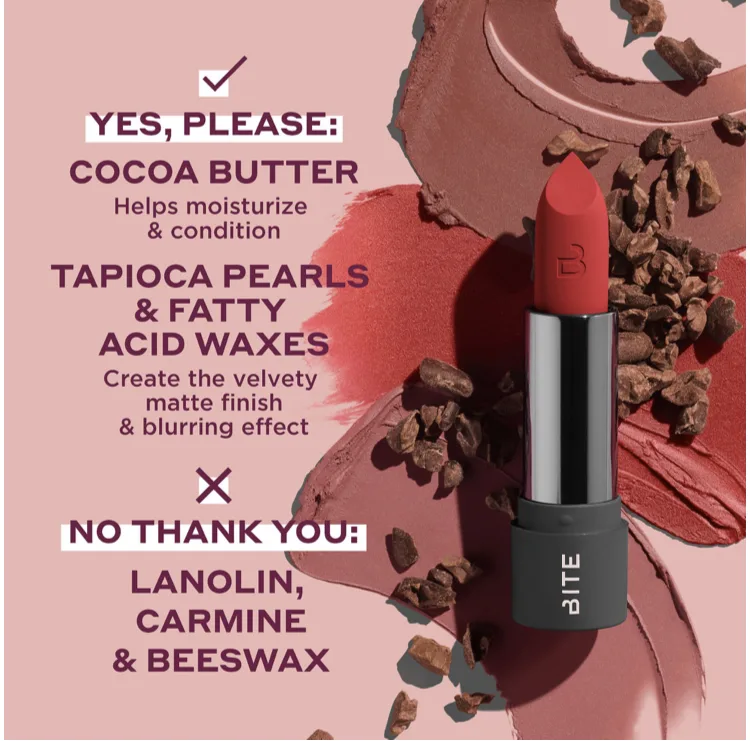 Bite Beauty Power Move Hydrating Soft Matte Lipstick Collection