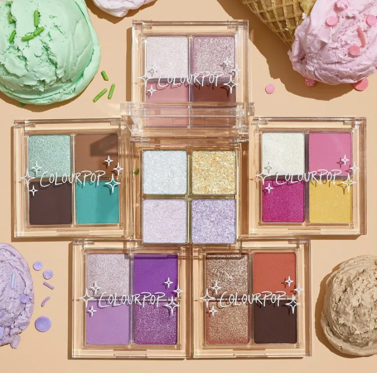 ColourPop Ice Cream Bites Eyeshadow Palette Collection