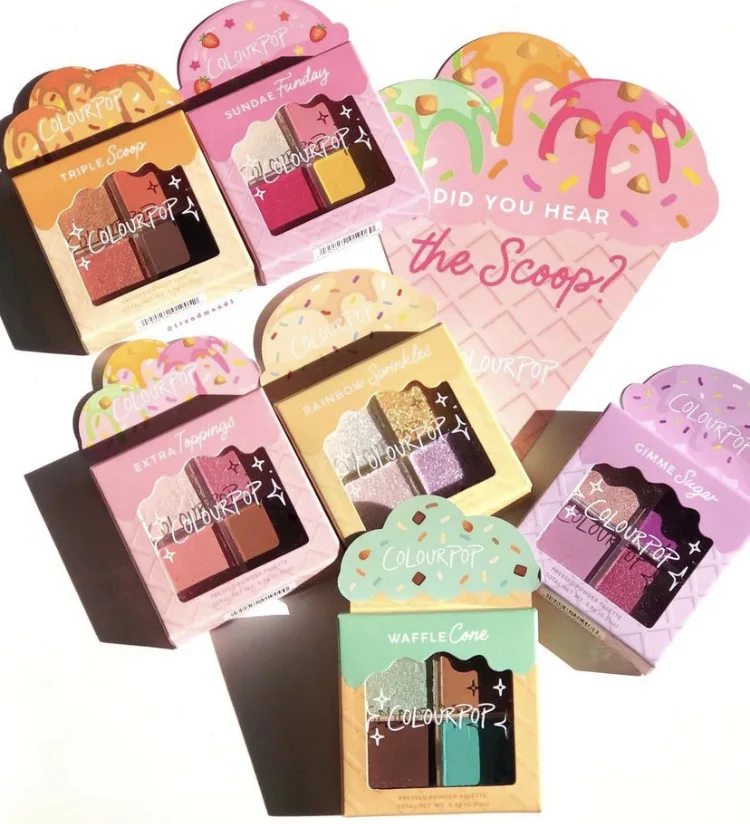 ColourPop Ice Cream Bites Eyeshadow Palette Collection 1 ColourPop Ice Cream Bites Eyeshadow Palette Collection