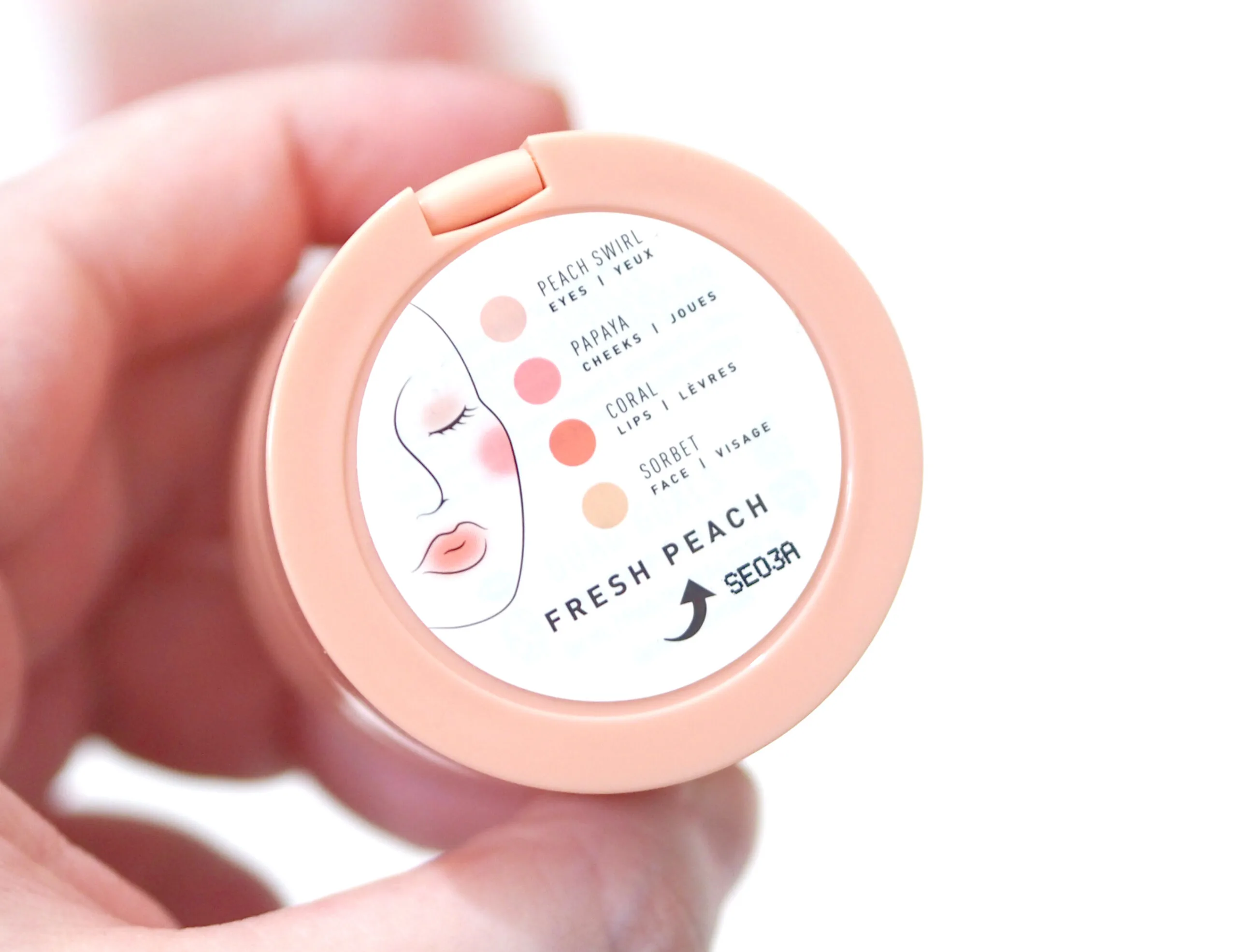 Morphe 2 Fresh Peach Quad Goals Multi-Palette Review Swatches