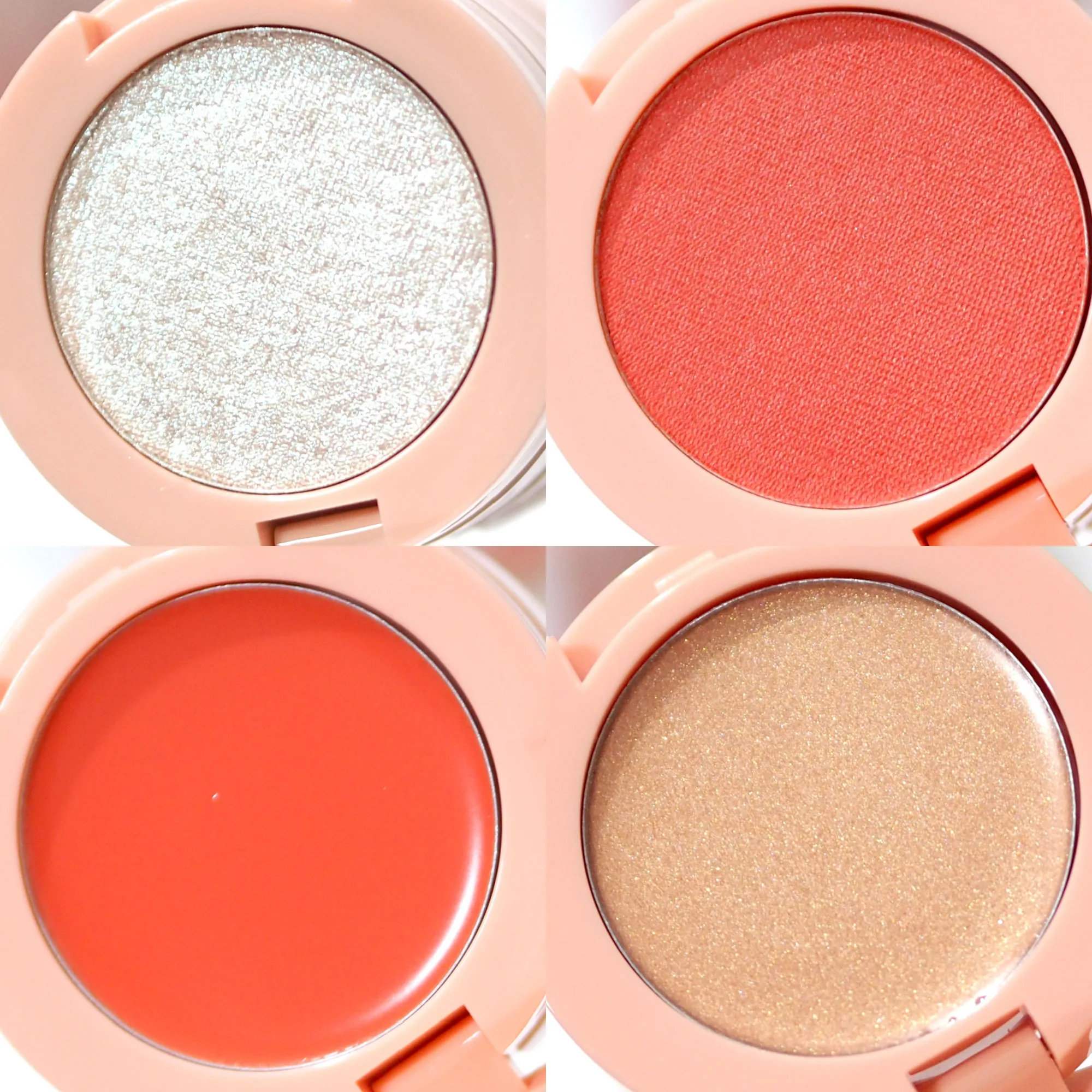 Morphe 2 Fresh Peach Quad Goals Multi-Palette Review Swatches