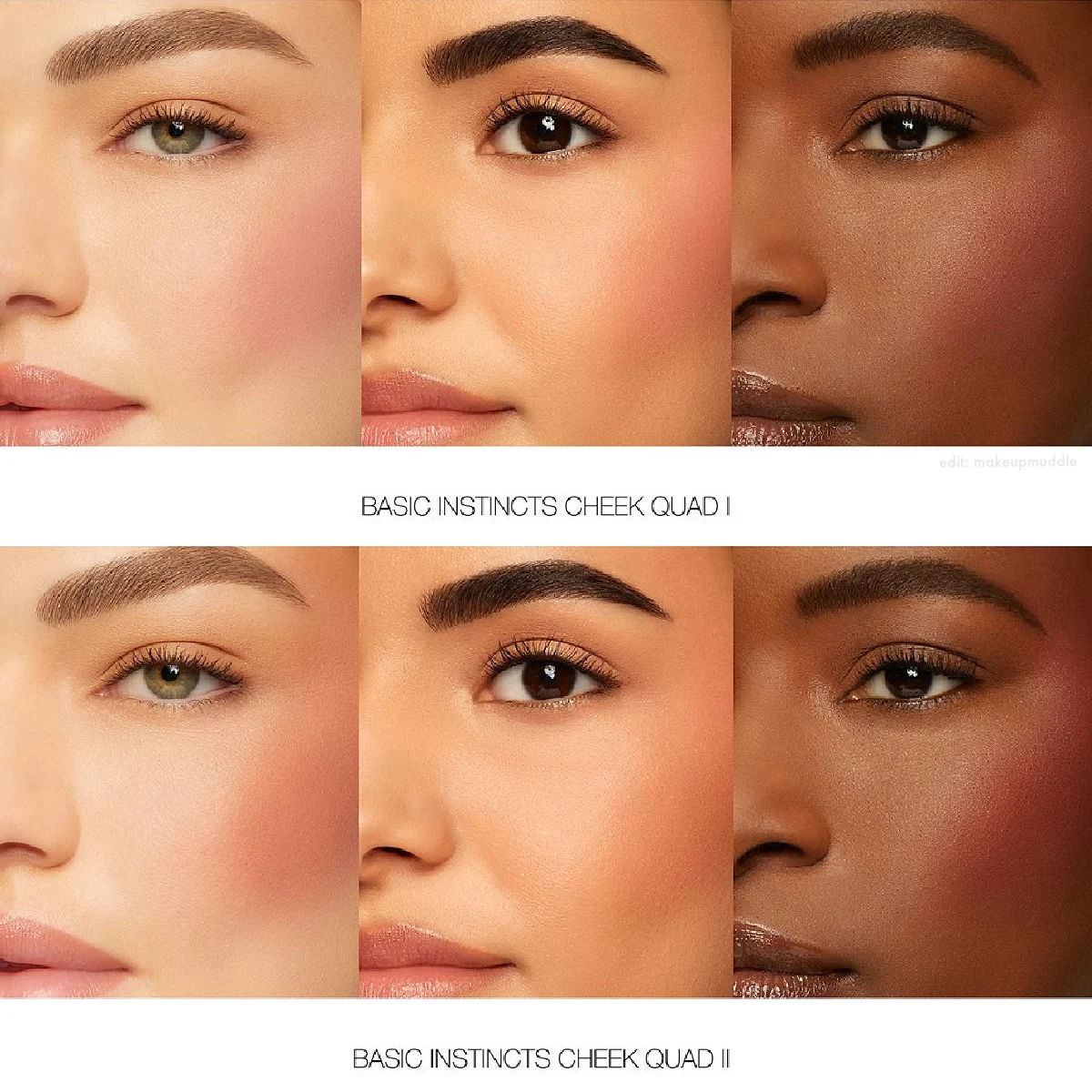 NARS Basic Instincts Cheek Quad Palettes