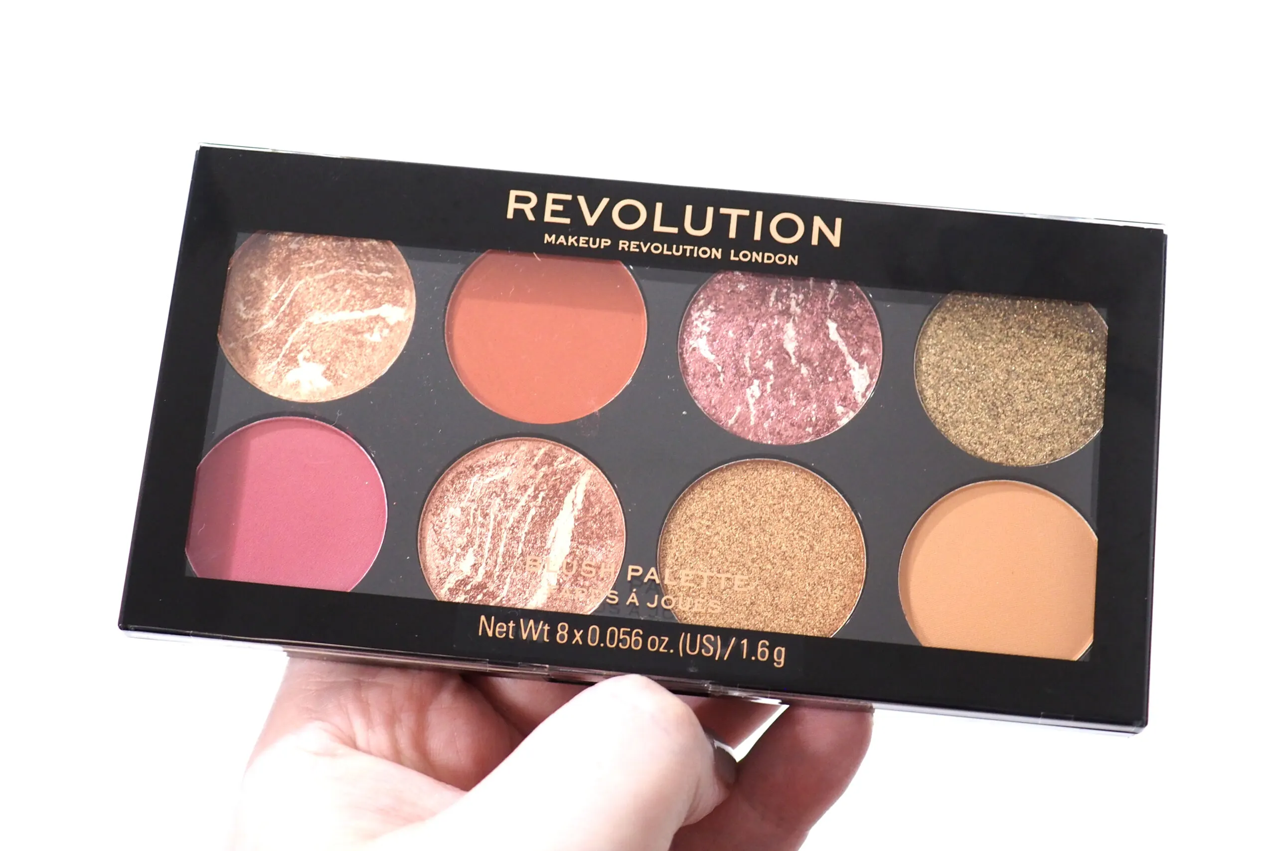 Revolution Golden Soul Ultra Blush Palette Review Swatches