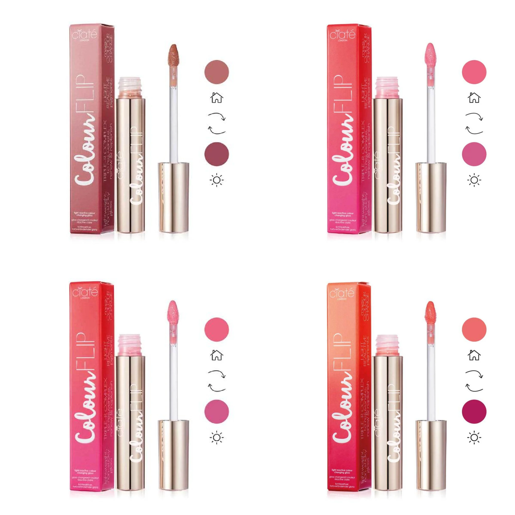 Ciate Colour Flip Reactive Colour Changing Glosses