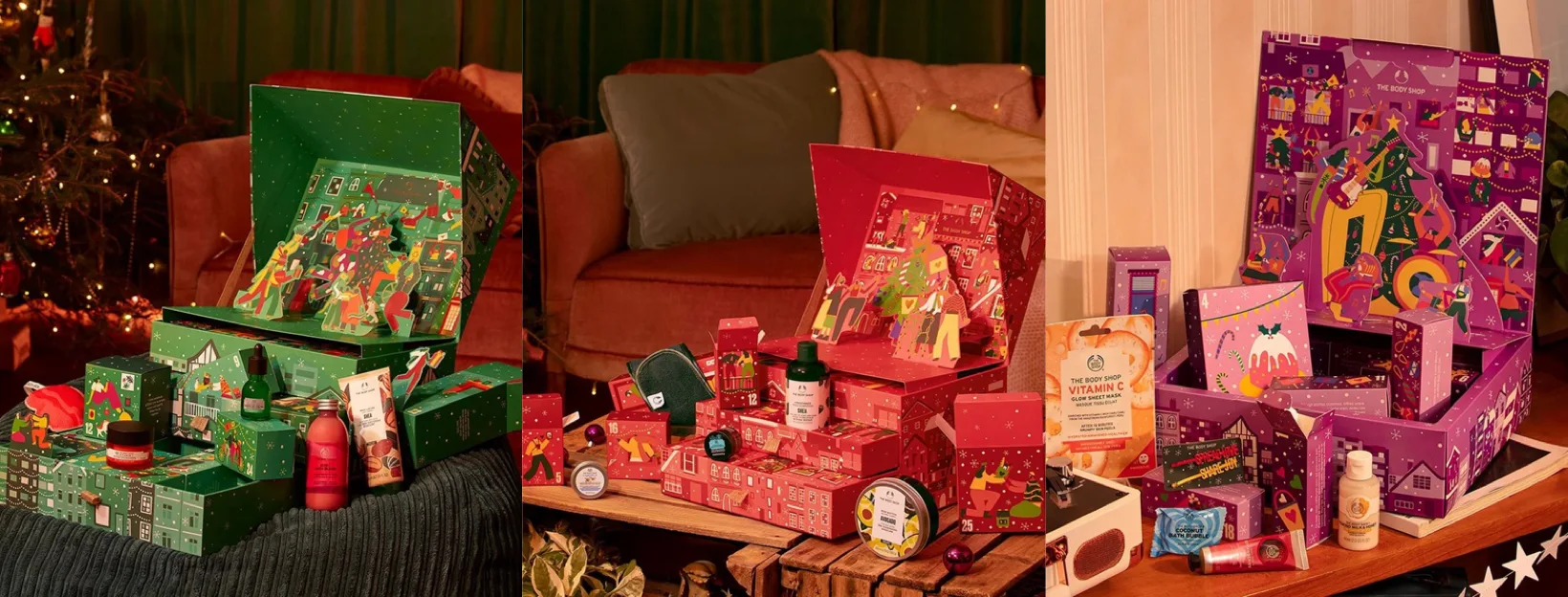 The Body Shop Beauty Advent Calendars x 3 for 2021 Exclusive Reveal