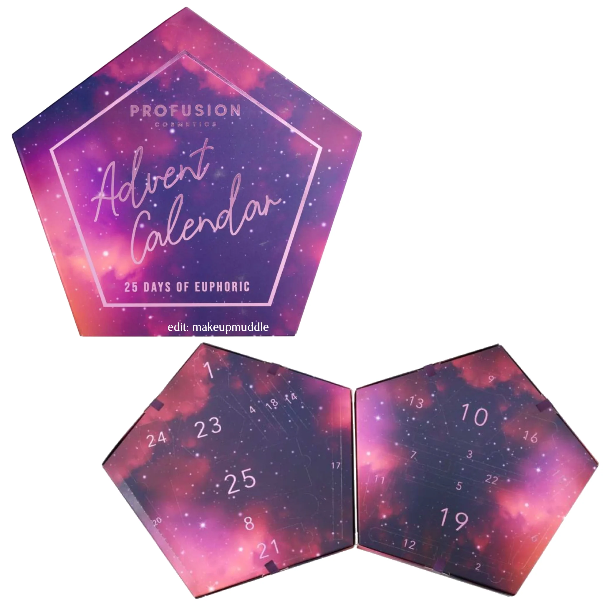 Profusion 25 Days Of Euphoric Beauty Advent Calendar 2021 Contents Reveal!