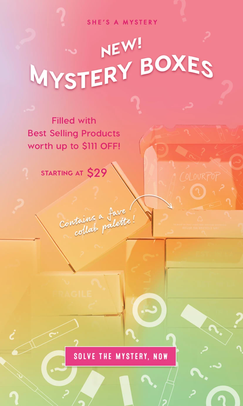 ColourPop Mystery Boxes! August 2021