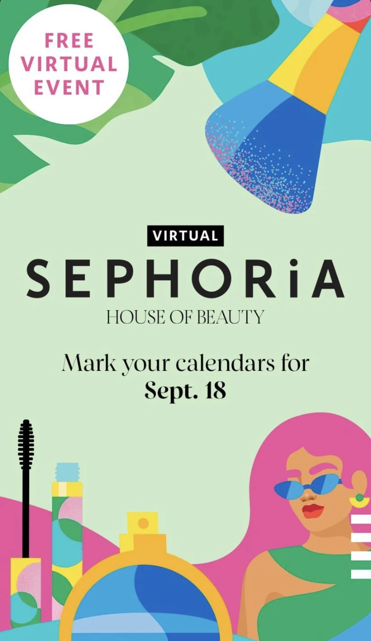 Sephora's Sephoria Virtual Event 2021