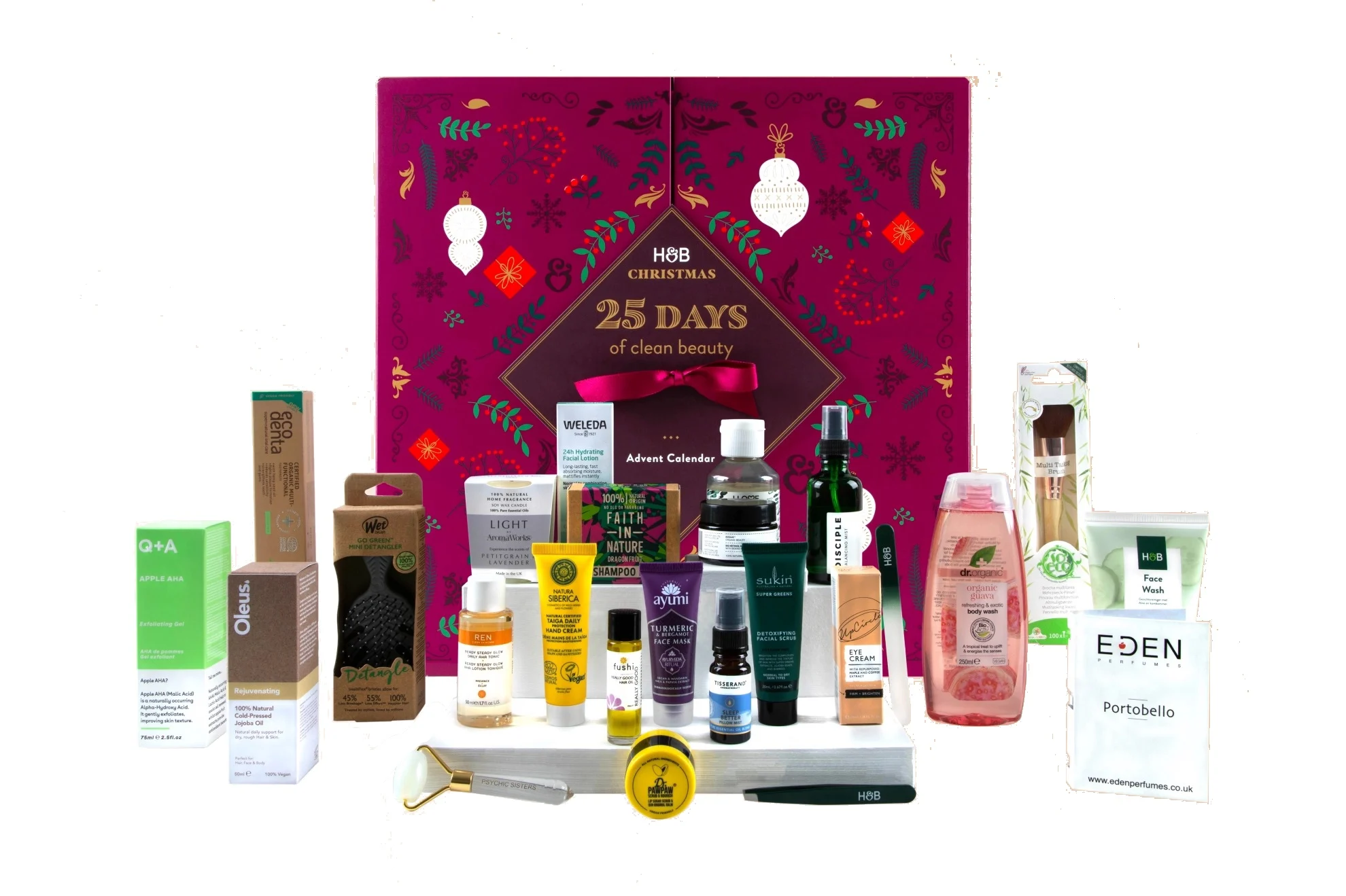 Holland & Barrett 25 Days Of Clean Beauty Advent Calendar 2021 Contents Reveal!