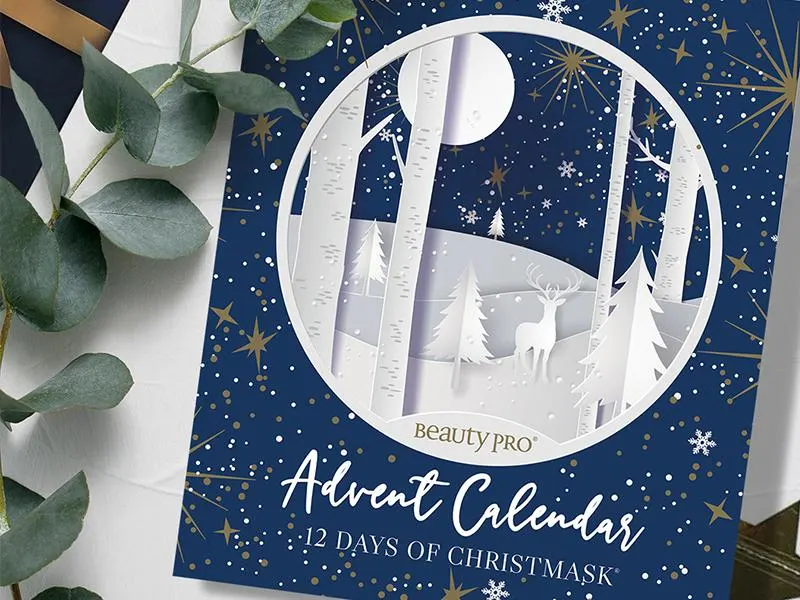 BeautyPro 12 Days of Christmask Beauty Advent Calendar 2021