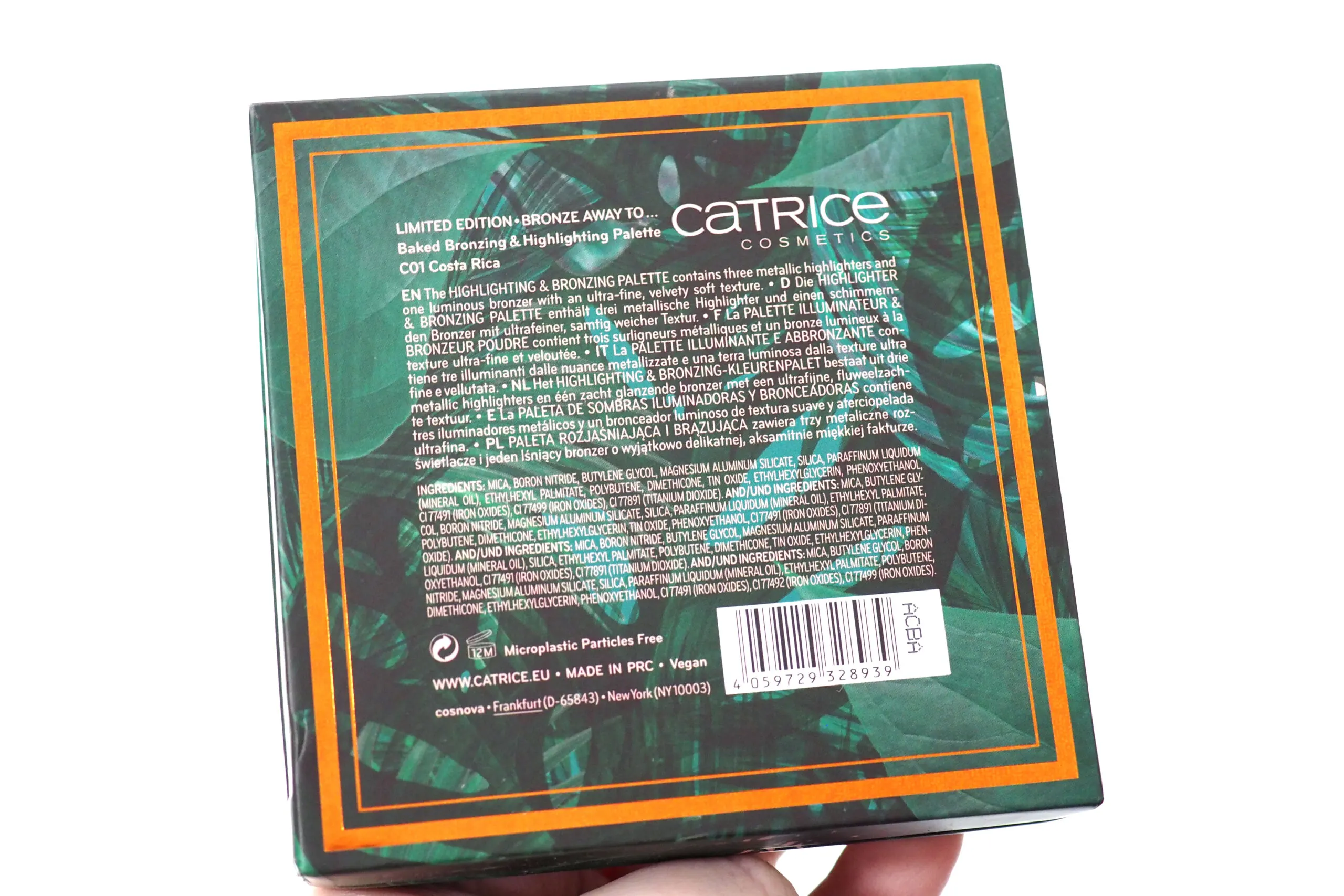 Catrice Bronze Away To Costa Rica Face Palette Review / Swatches