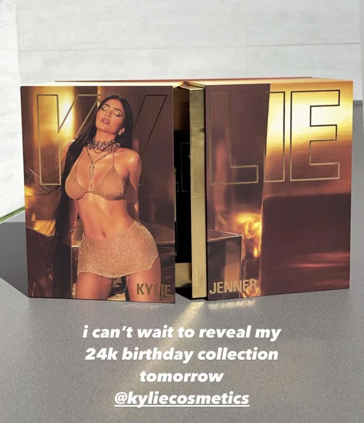 Kylie Cosmetics 24k Gold Birthday Collection