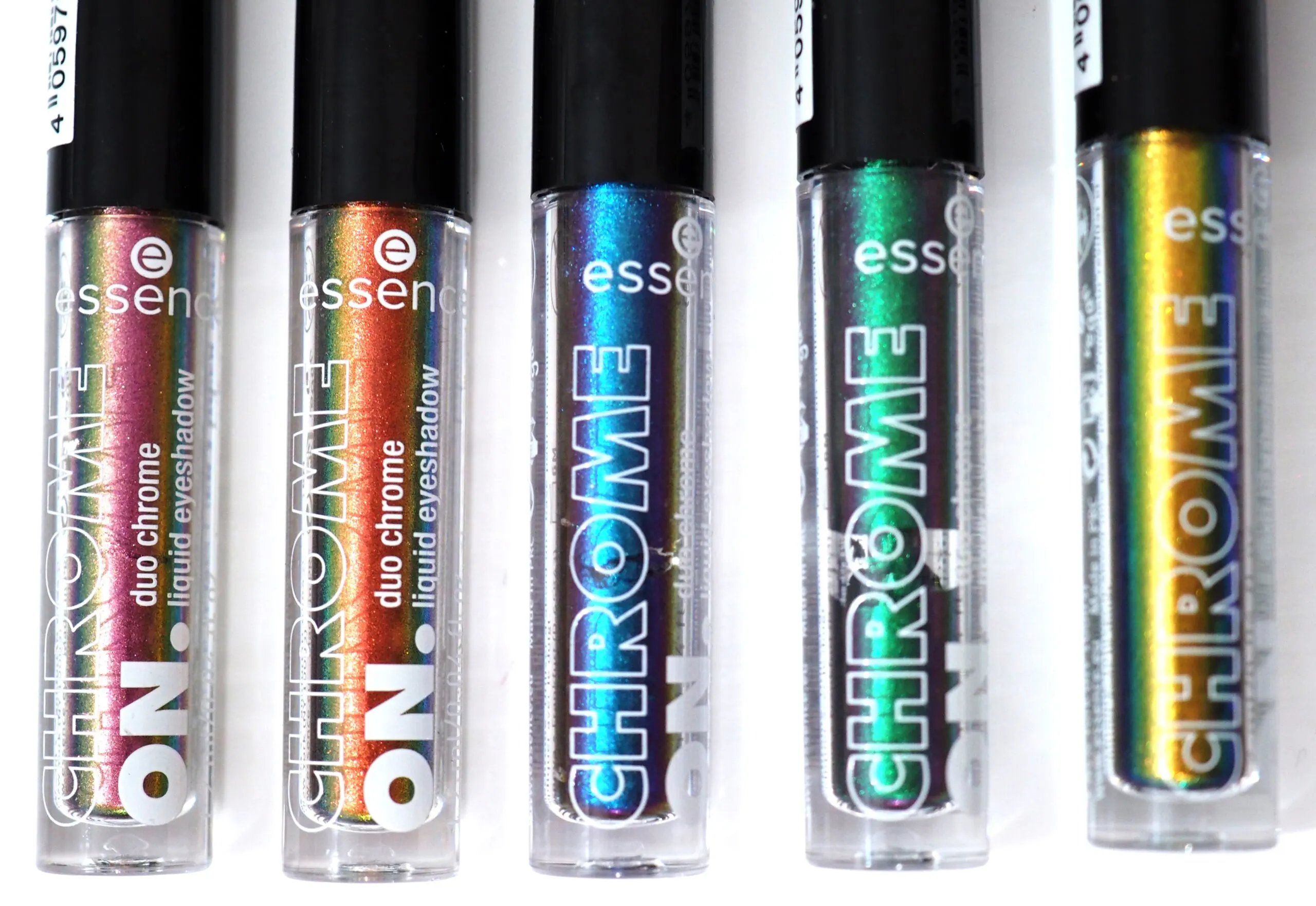 Essence Chrome On Multichrome Liquid Eyeshadows Review / Swatches