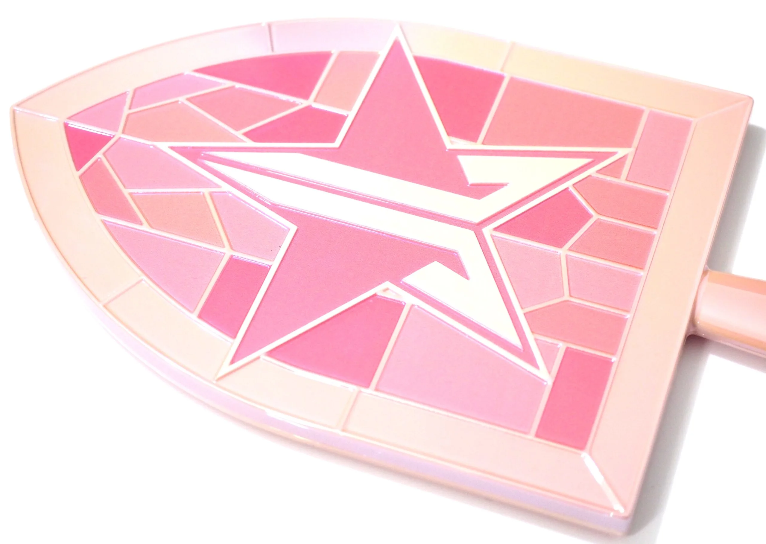 Jeffree Star Pink Religion Stained Glass Hand Mirror