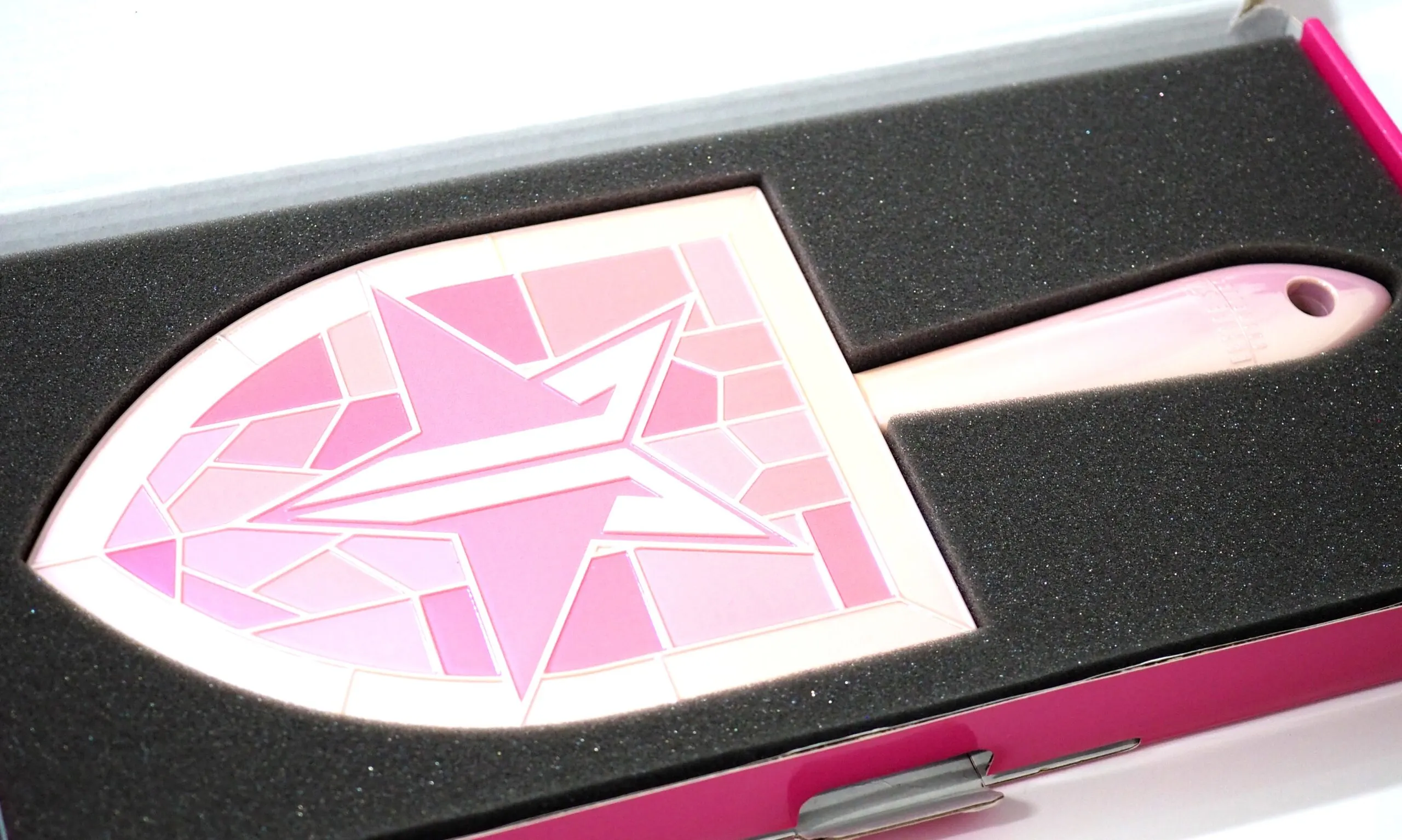 Jeffree Star Pink Religion Stained Glass Hand Mirror