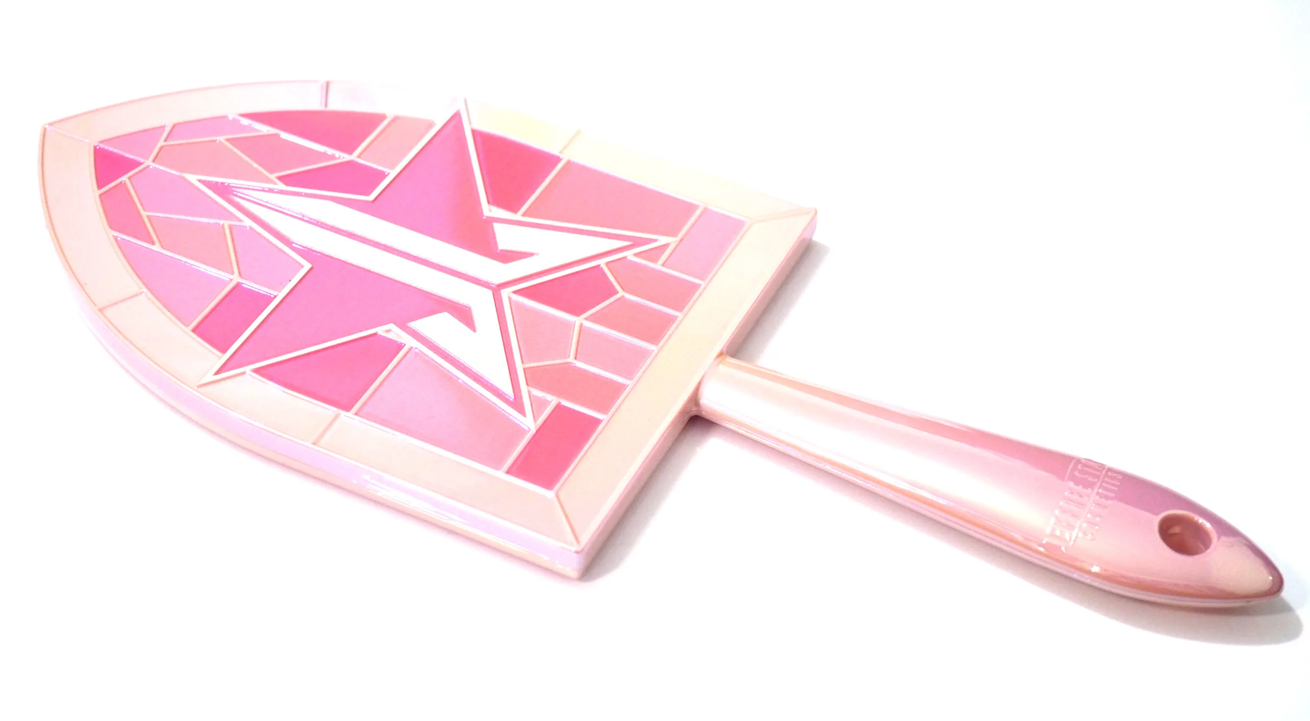 Jeffree Star Pink Religion Stained Glass Hand Mirror