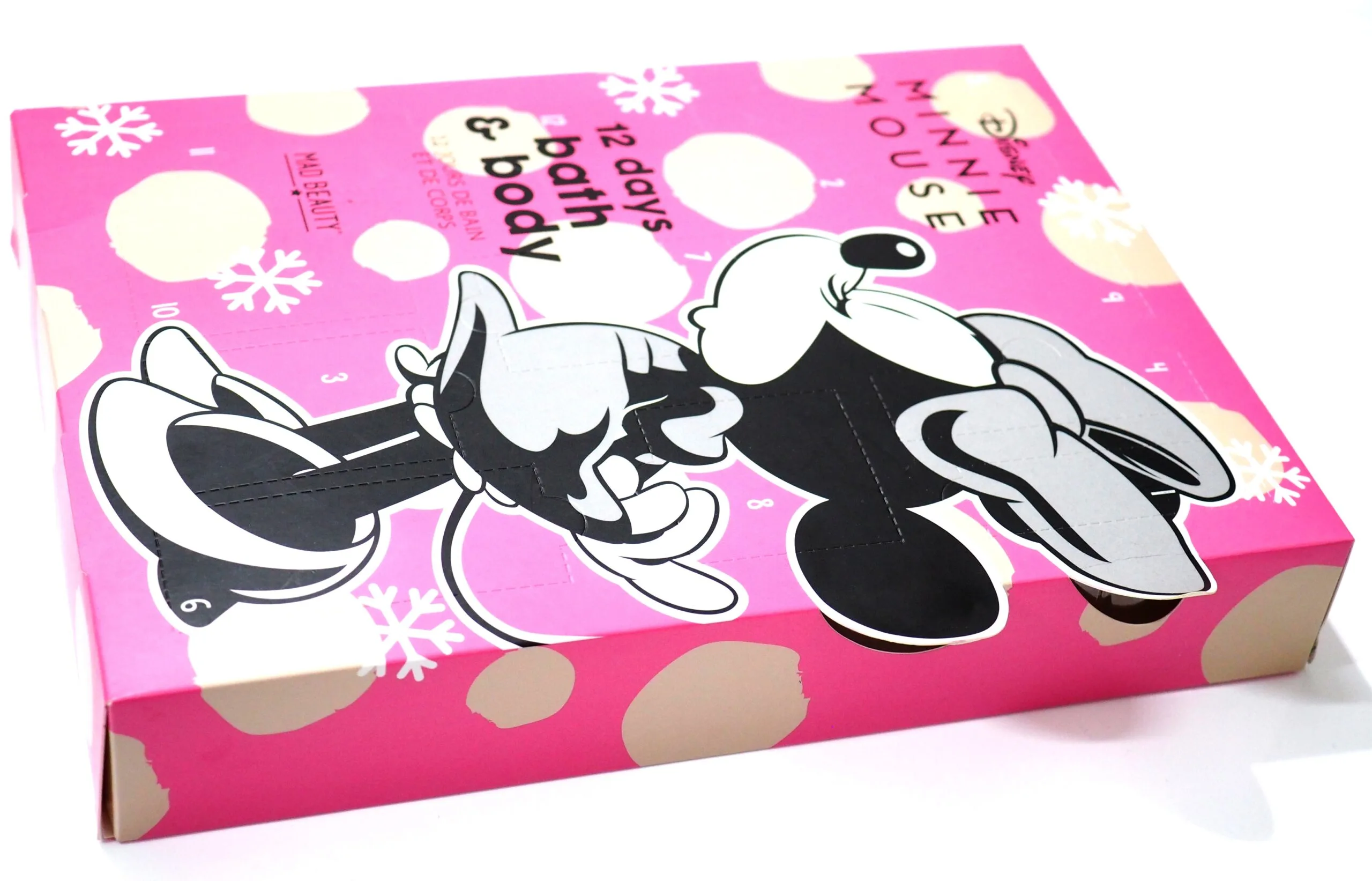 Mad Beauty Disney Minnie Mouse 12 Days Advent Calendar 2021 Unboxing and Review