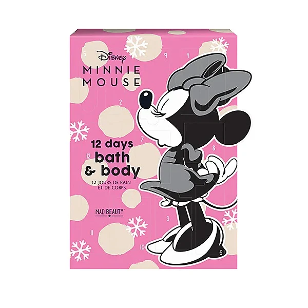 Mad Beauty Disney Minnie Mouse 12 Days Bath & Body Advent Calendar 2021