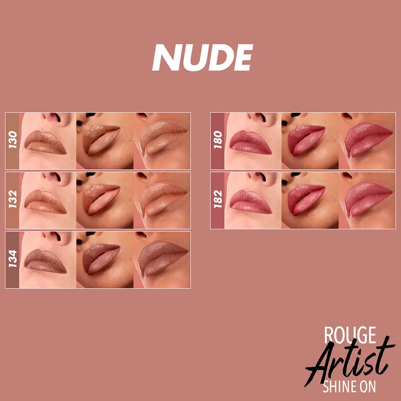 Makeup Forever Rouge Artist Shine On Lipstick Collection