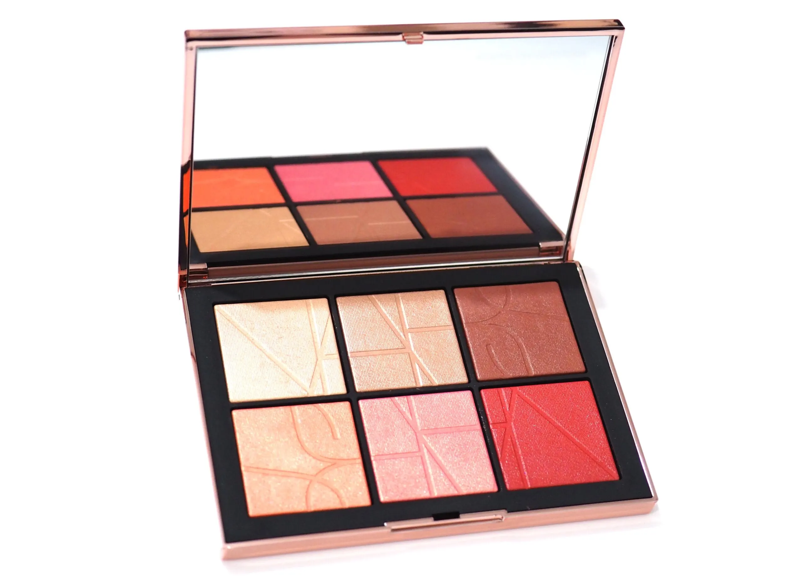 NARS Orgasm On The Beach Cheek Palette Review Swatches
