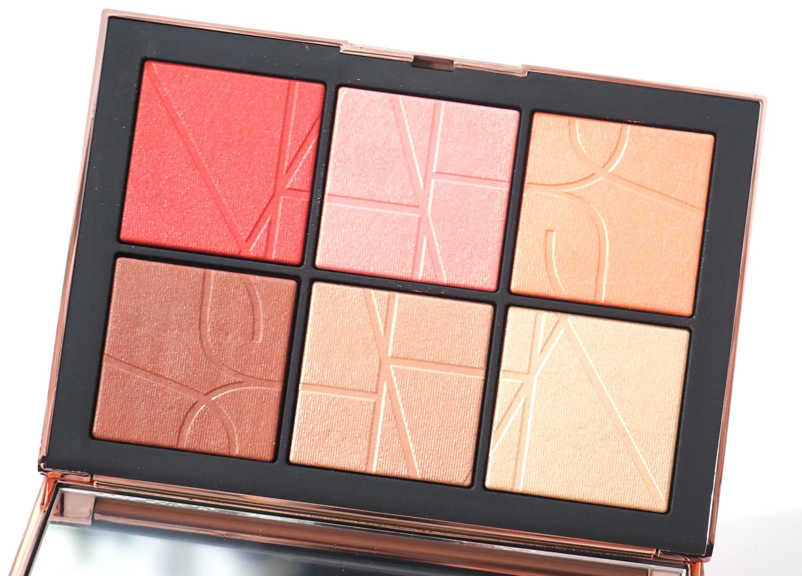 NARS Orgasm On The Beach Cheek Palette Review Swatches