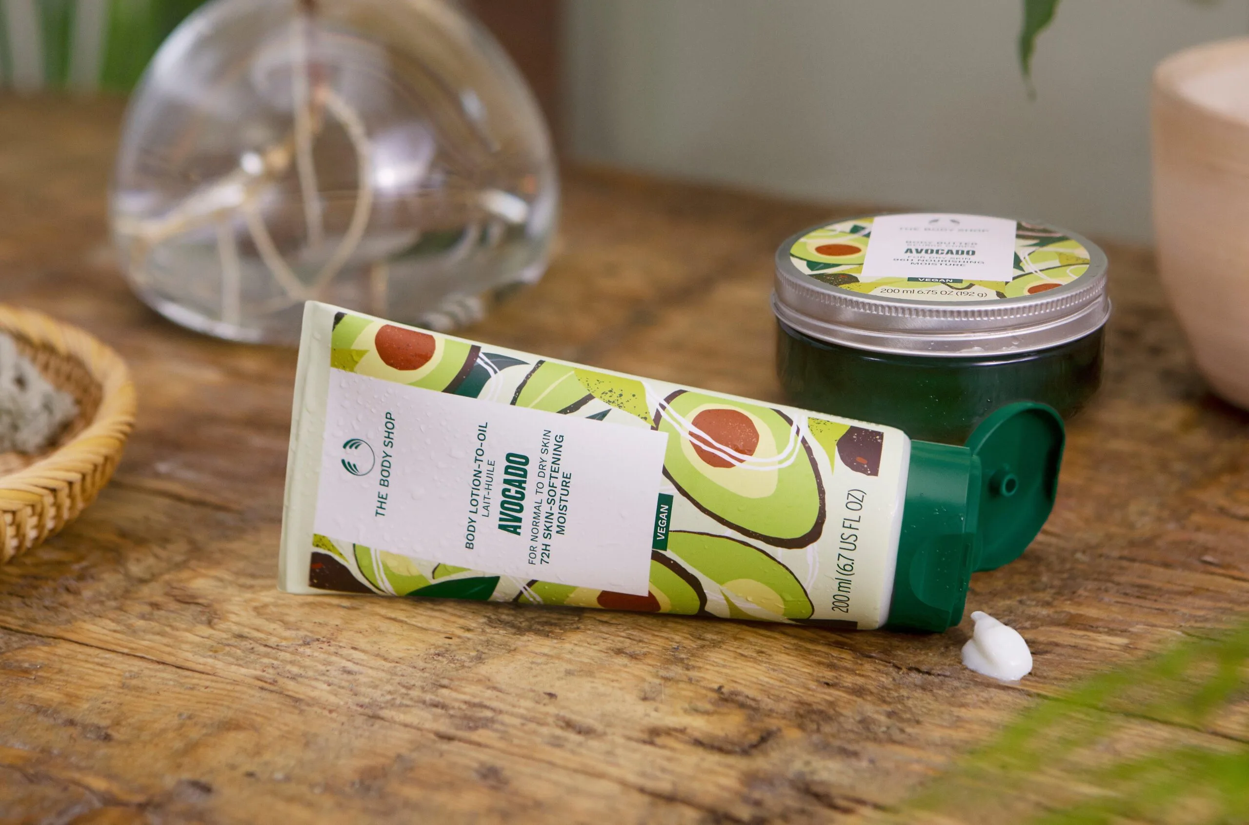 The Body Shop Avocado Body Lotion-To-Oil