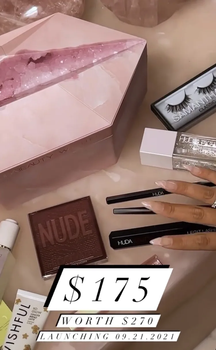Huda Beauty Rose Quartz Advent Calendar 2021 Contents Reveal!