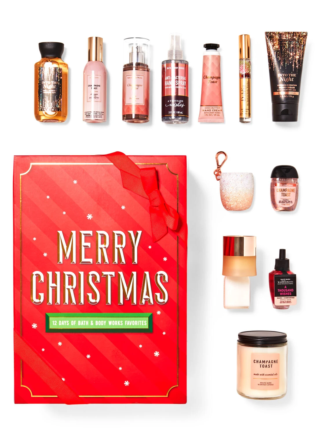 Bath & Body Works Merry Christmas Advent Calendar 2021 Contents Reveal!