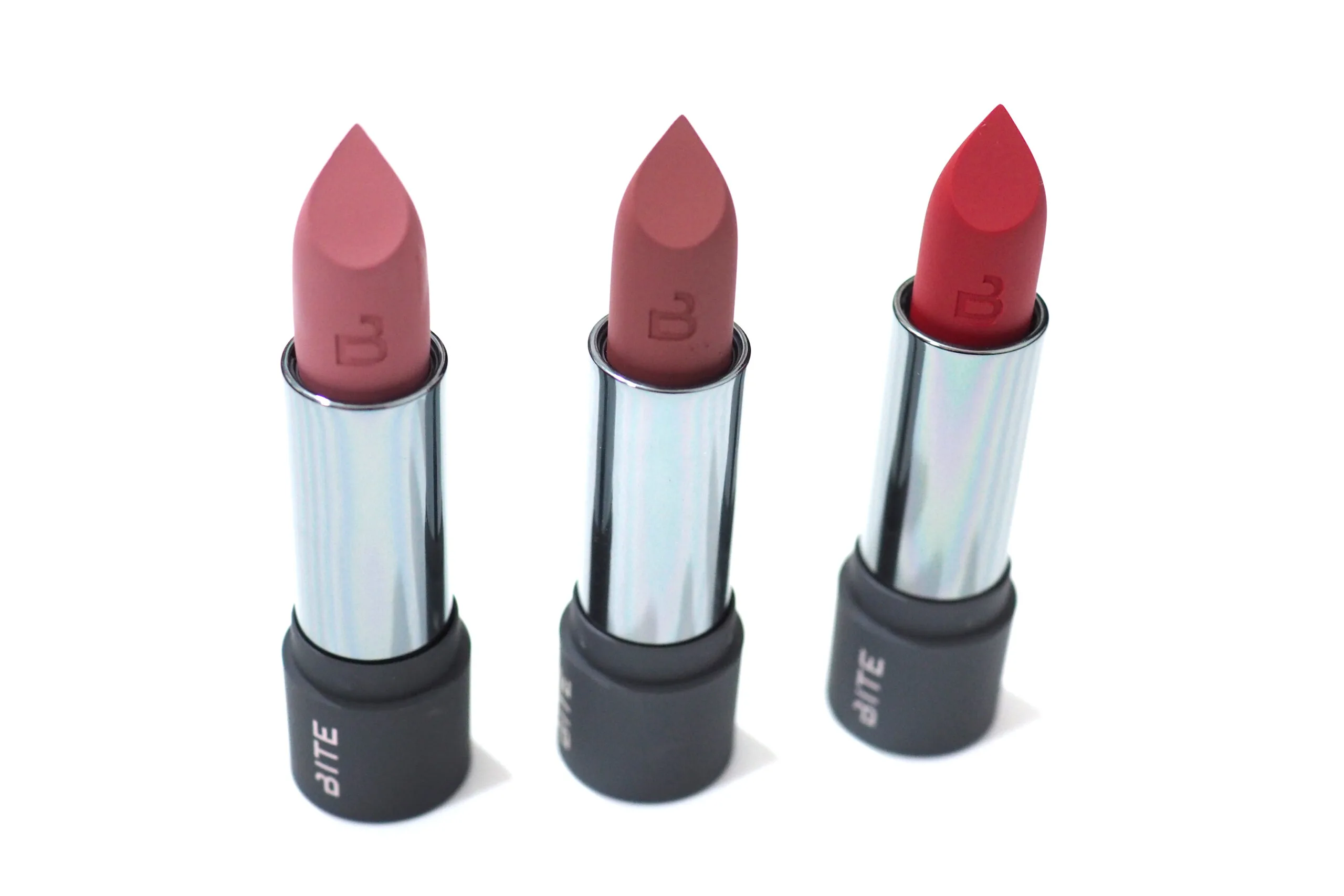 Bite Beauty Power Move Soft Matte Lipsticks Review / Swatches