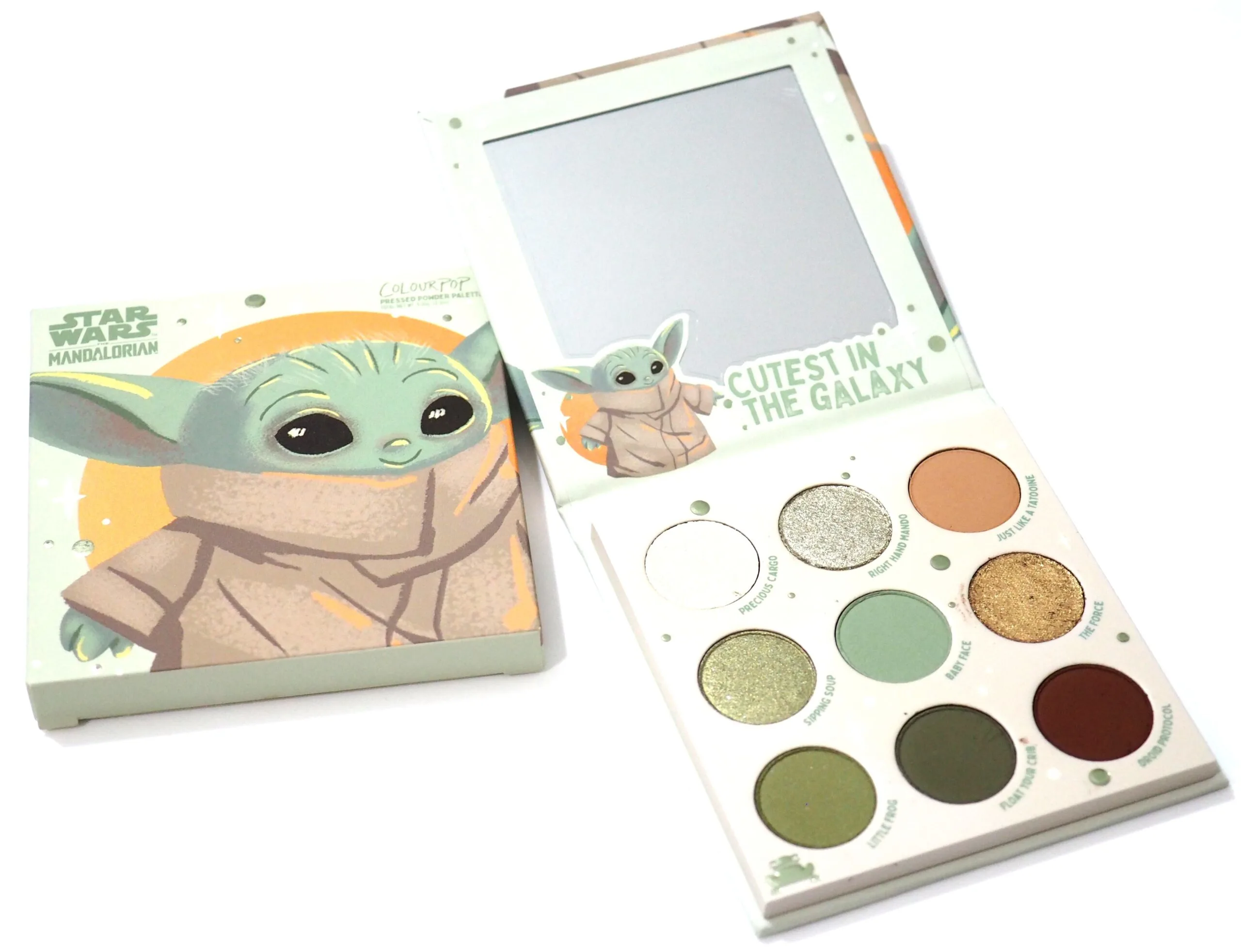 ColourPop Star Wars The Child Palette Review / Swatches