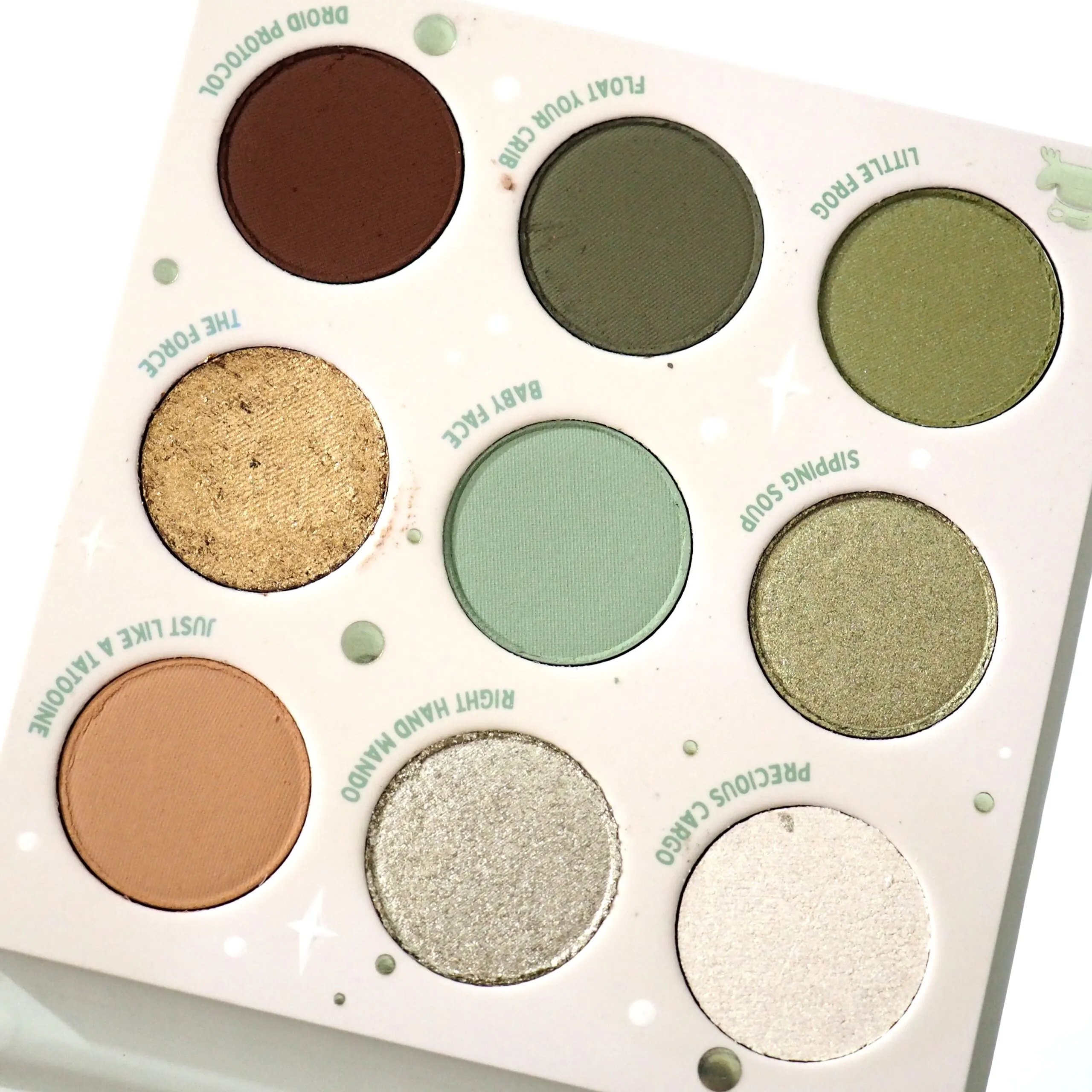 ColourPop Star Wars The Child Palette Review / Swatches
