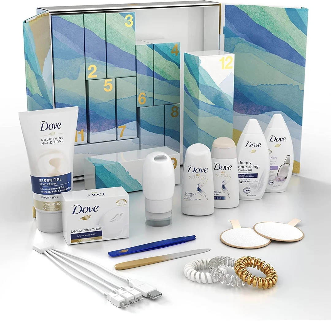 Dove Gently Nourishing 12 Day Advent Calendar 2021 Contents Reveal!
