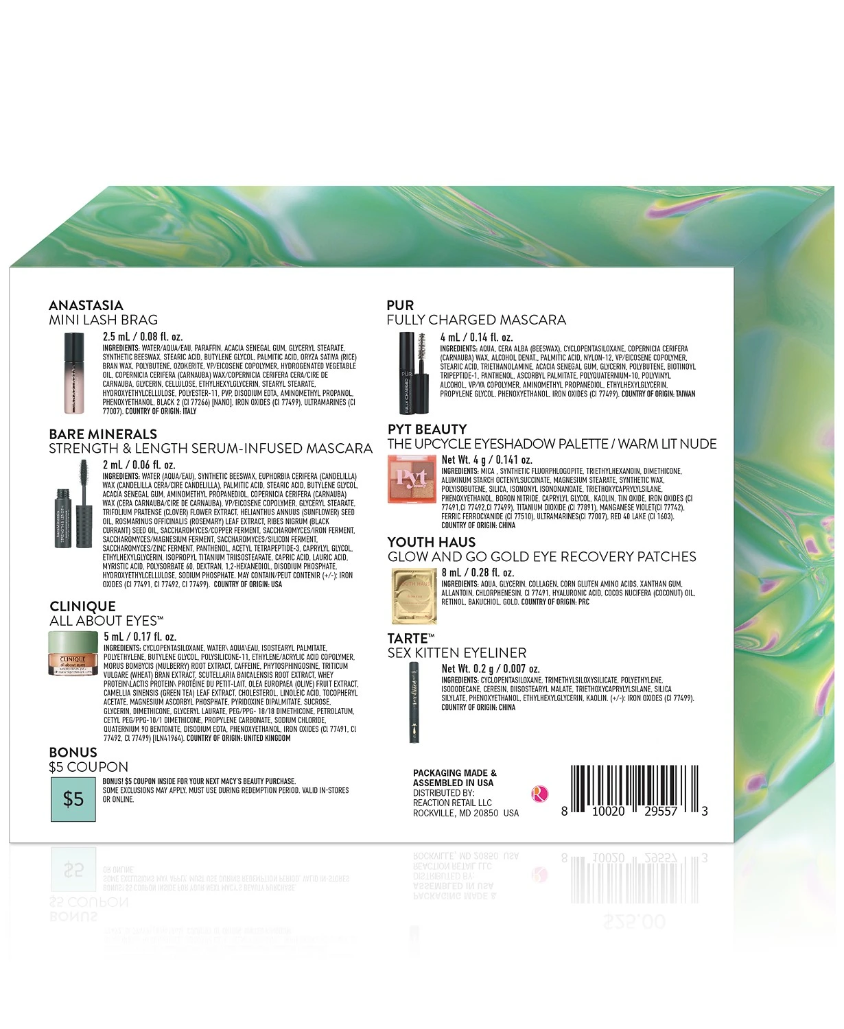Macy's The Best Of Eyes Beauty Box September 2021 1