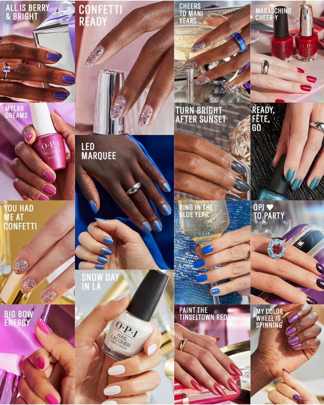 OPI Celebration 2021 Holiday Collection | 15 Beautiful Shades!