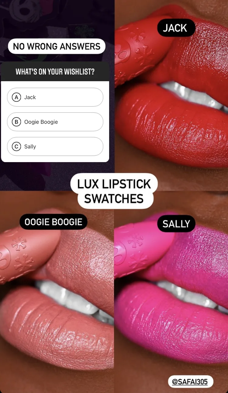 ColourPop x Disney The Nightmare Before Christmas Collection