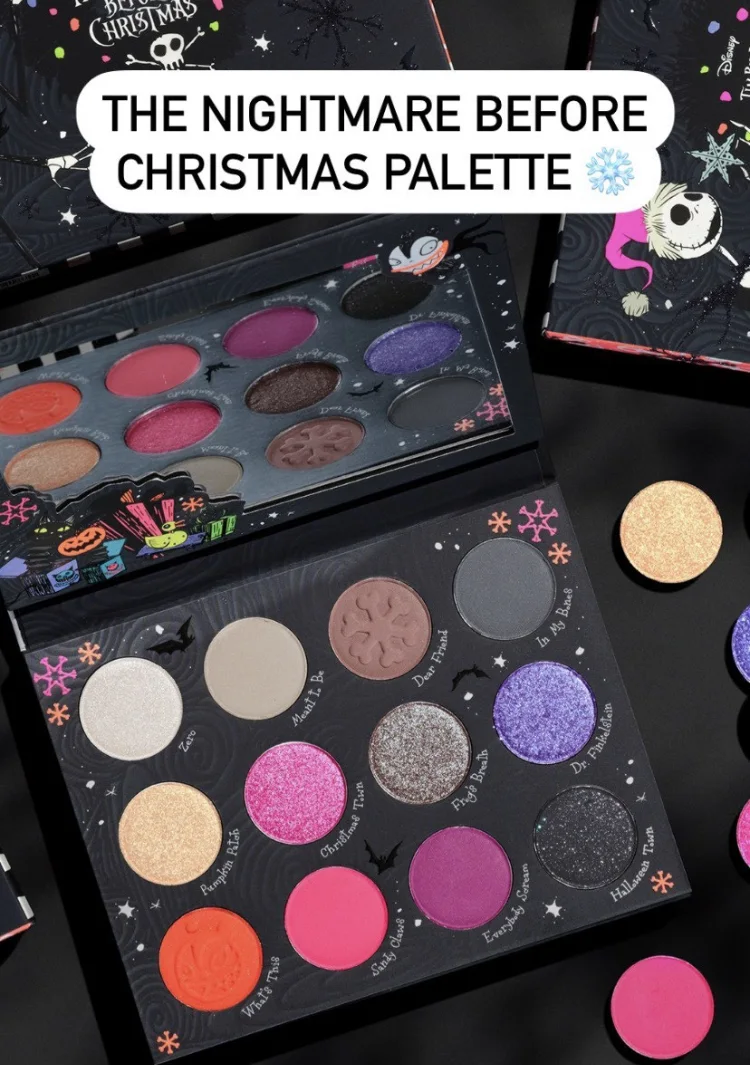 ColourPop x Disney The Nightmare Before Christmas Palette