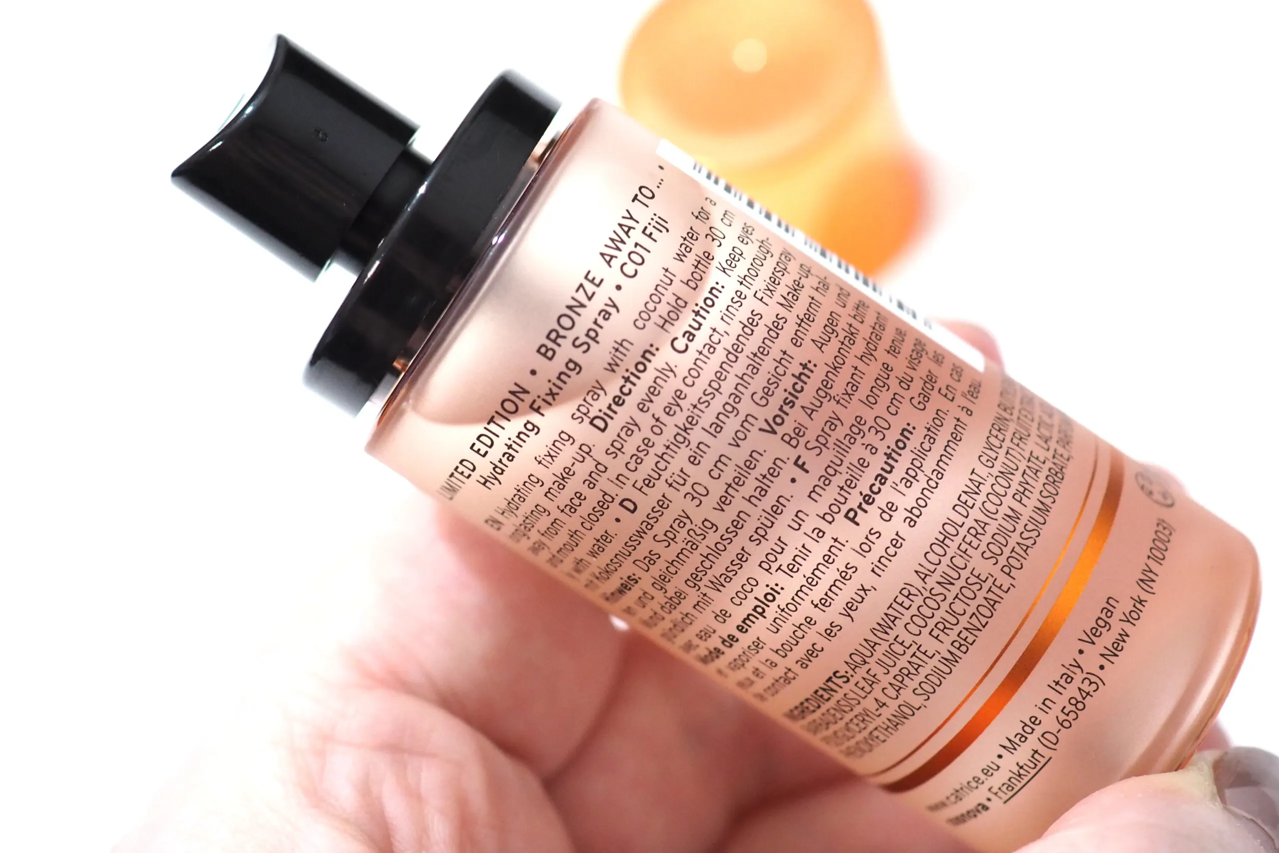 Catrice Bronze Away To Fiji Hydrating Fixing Spray